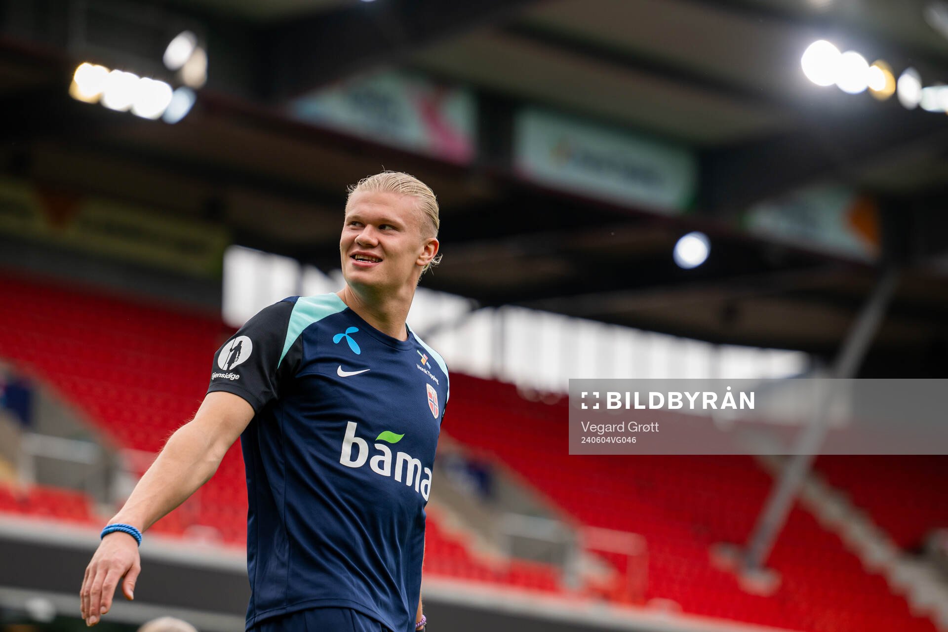 Erling Braut Haaland of the Norwegian national football team