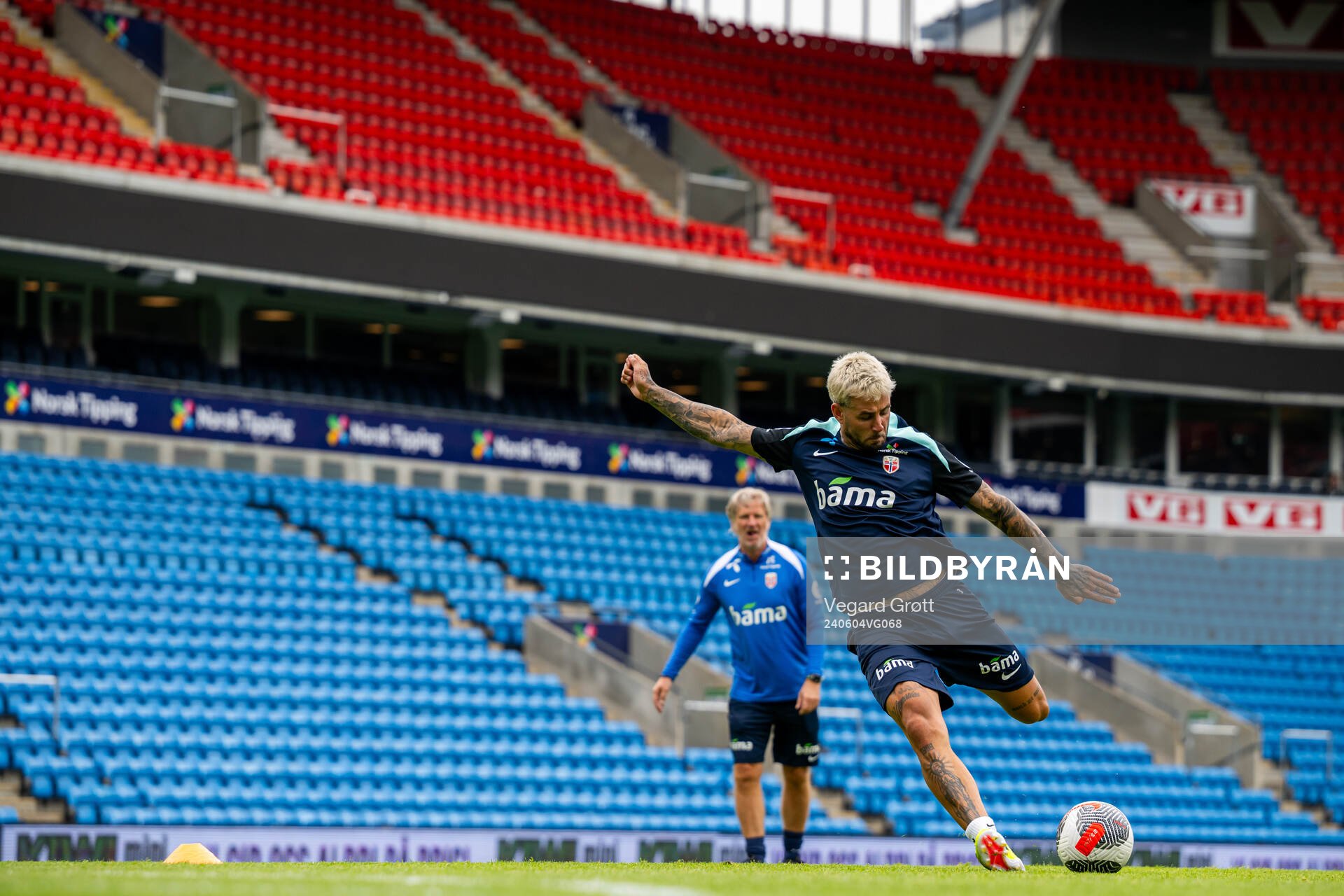 Aron Dønnum of the Norwegian national football team