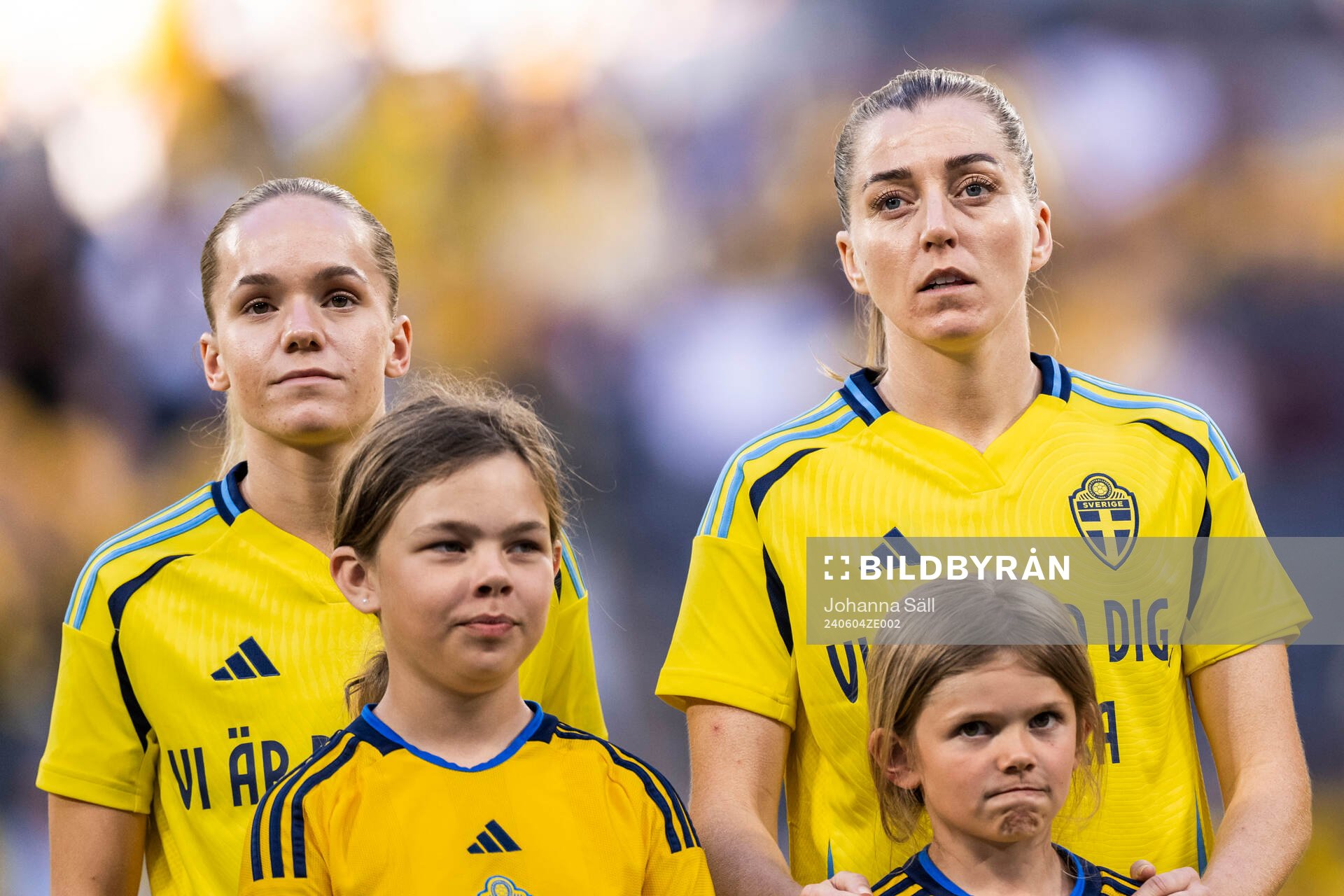 Hanna Lundkvist and Linda Sembrant of Sweden