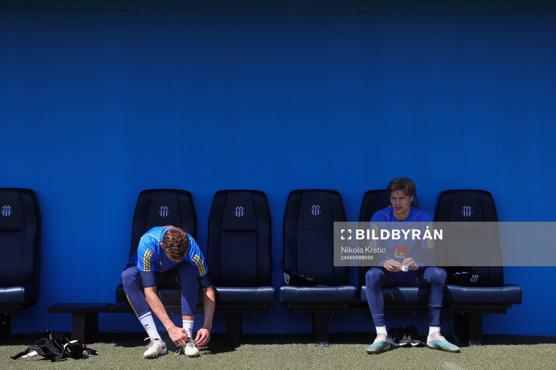 Filip Sidklev of the Swedish under-21 national football team