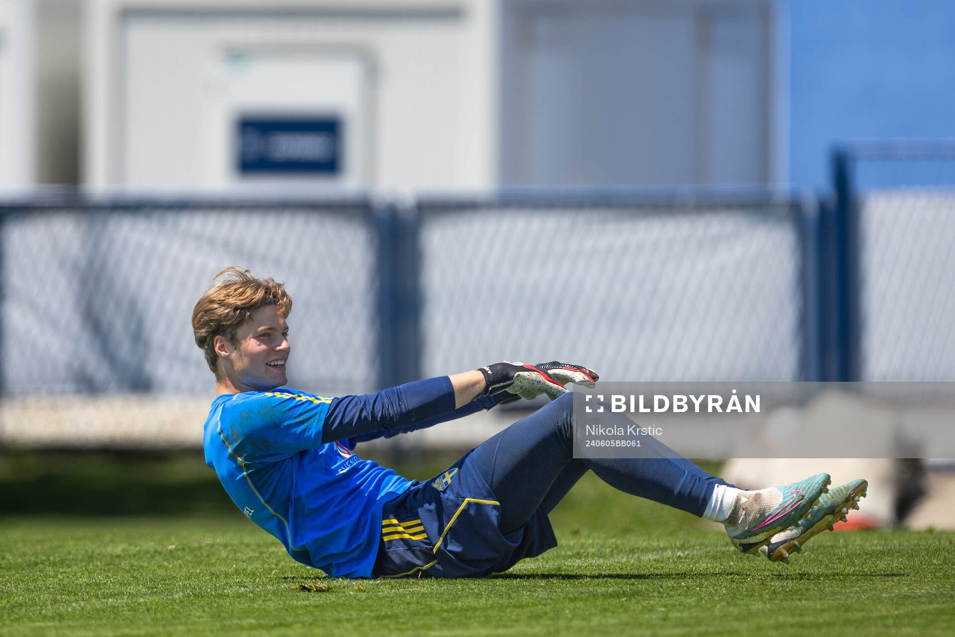 Filip Sidklev of the Swedish under-21 national football team