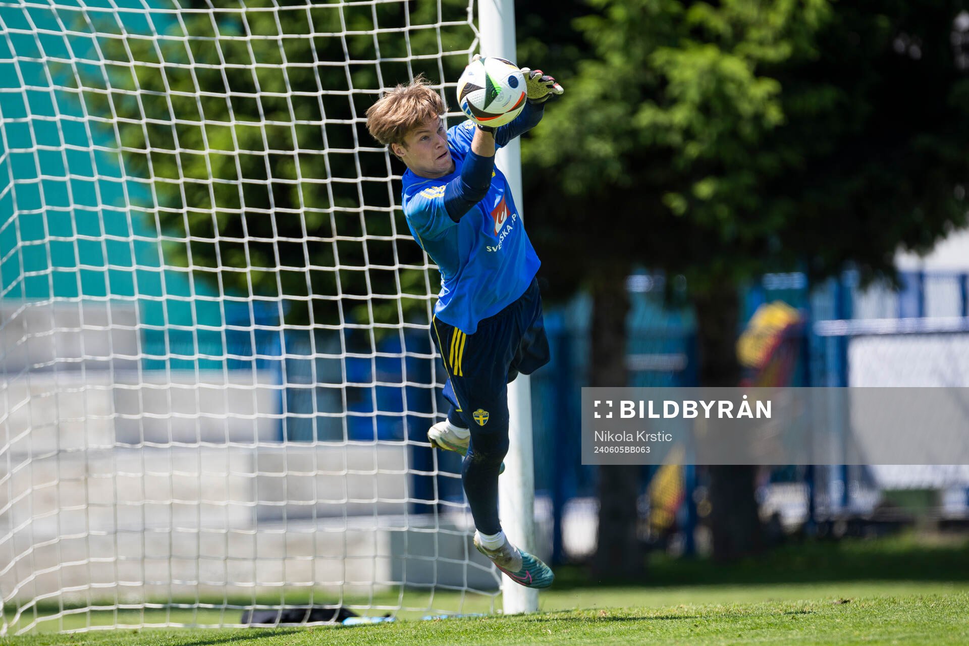Filip Sidklev of the Swedish under-21 national football team
