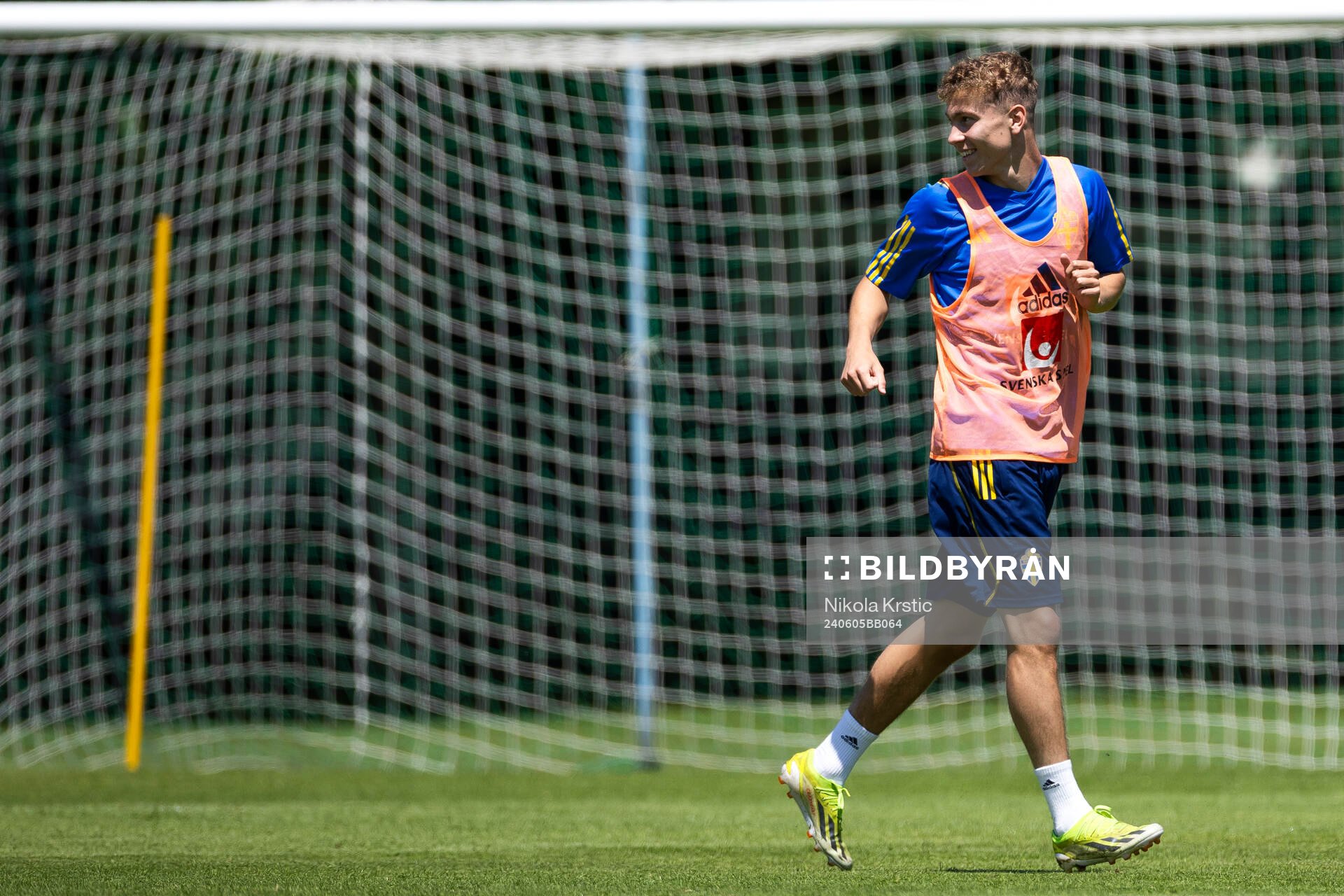 Hugo Bolin of the Swedish under-21 national football team