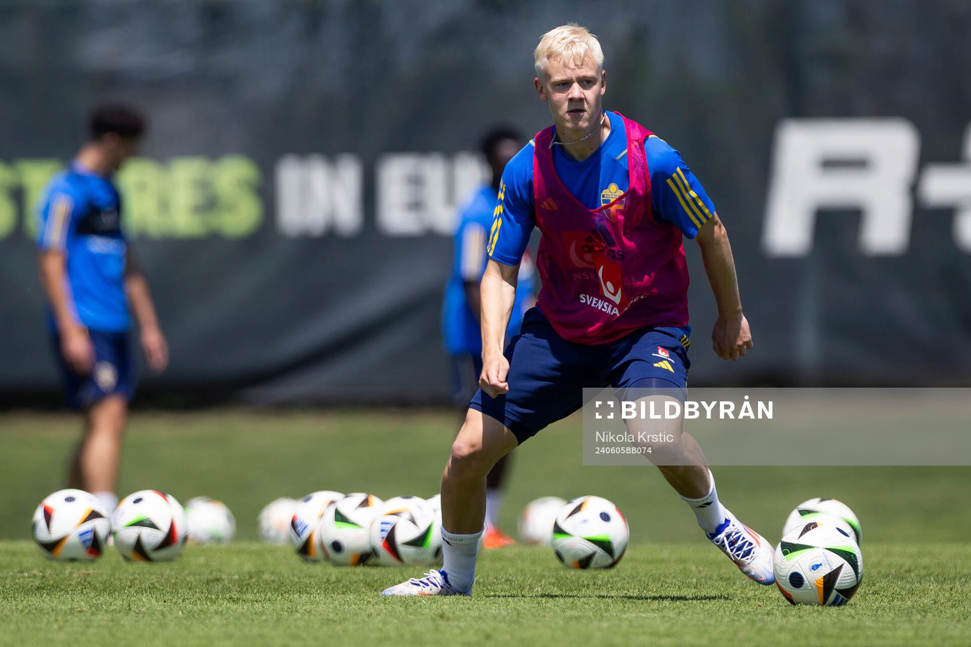 Otto Rosengren of the Swedish under-21 national football