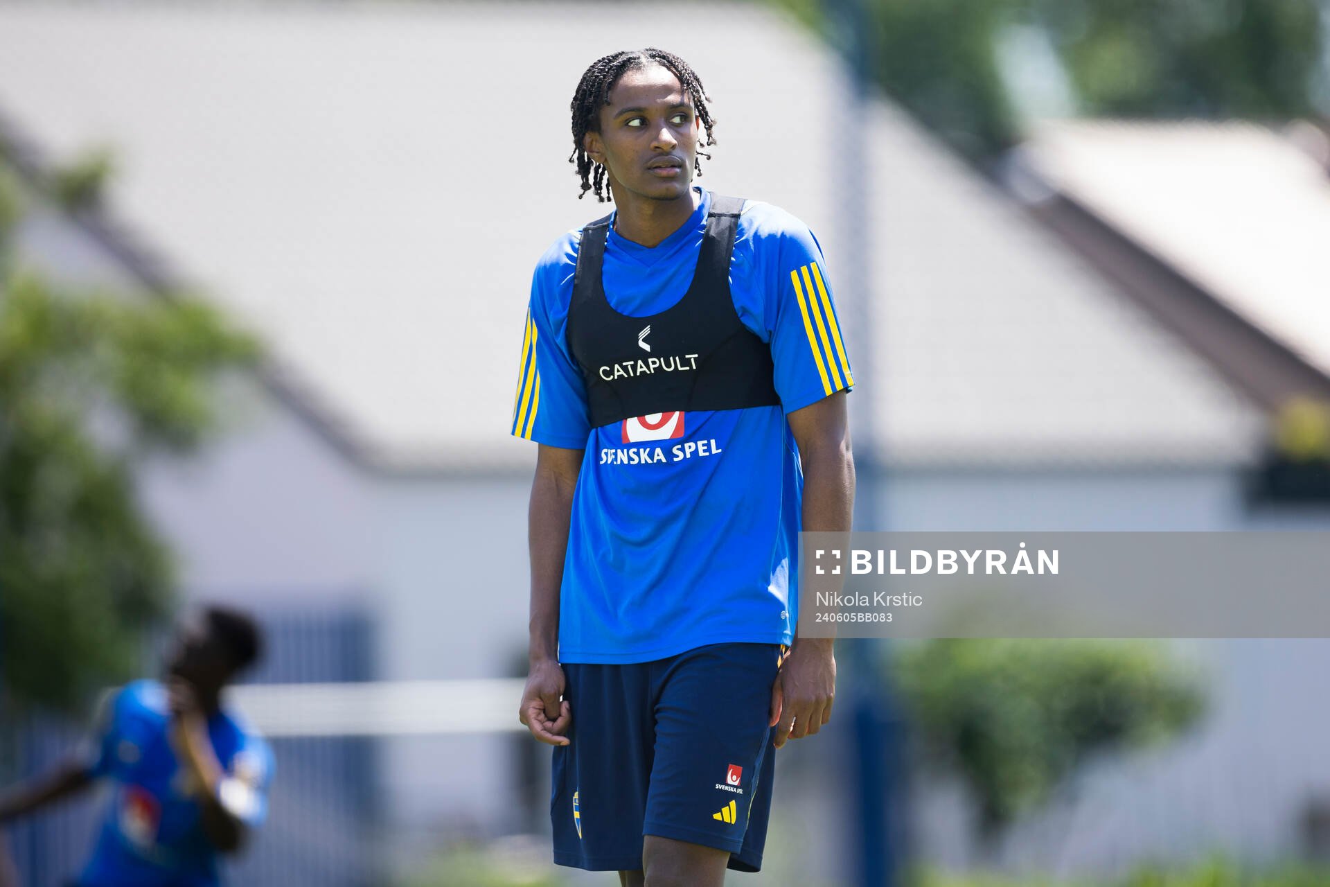 Amar Ahmed Fatah of the Swedish under-21 national football