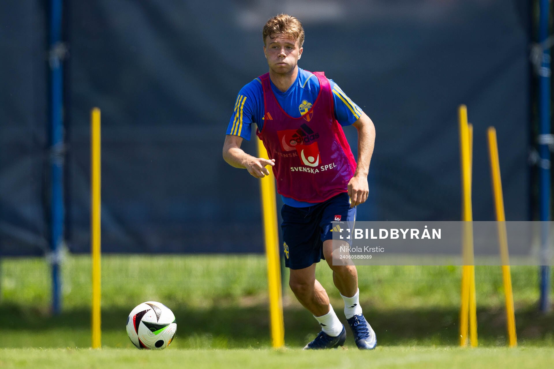Wilmer Odefalk of the Swedish under-21 national football