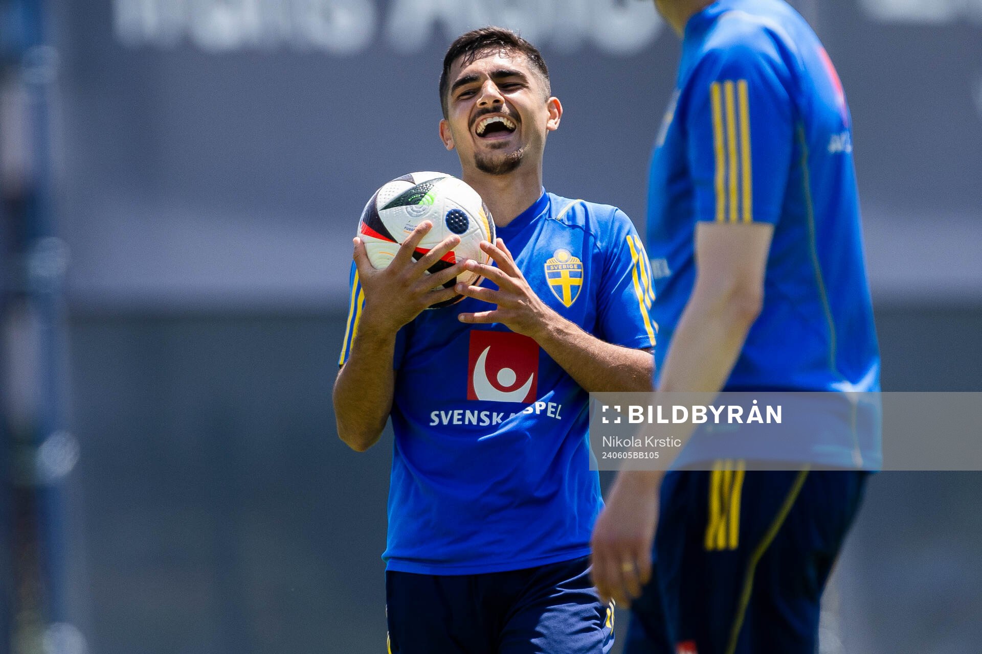 Aimar Sher of the Swedish under-21 national football team