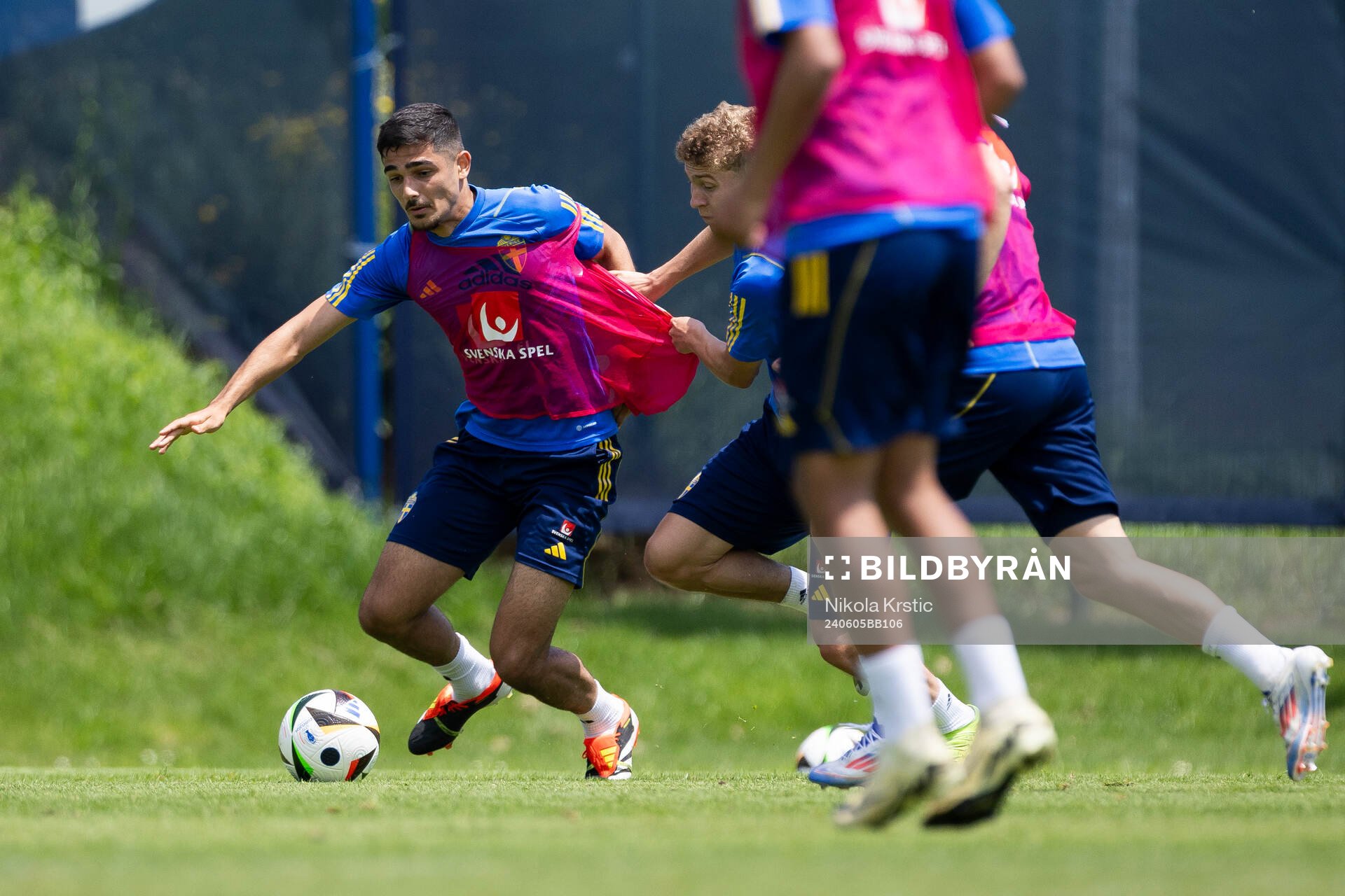 Aimar Sher of the Swedish under-21 national football team