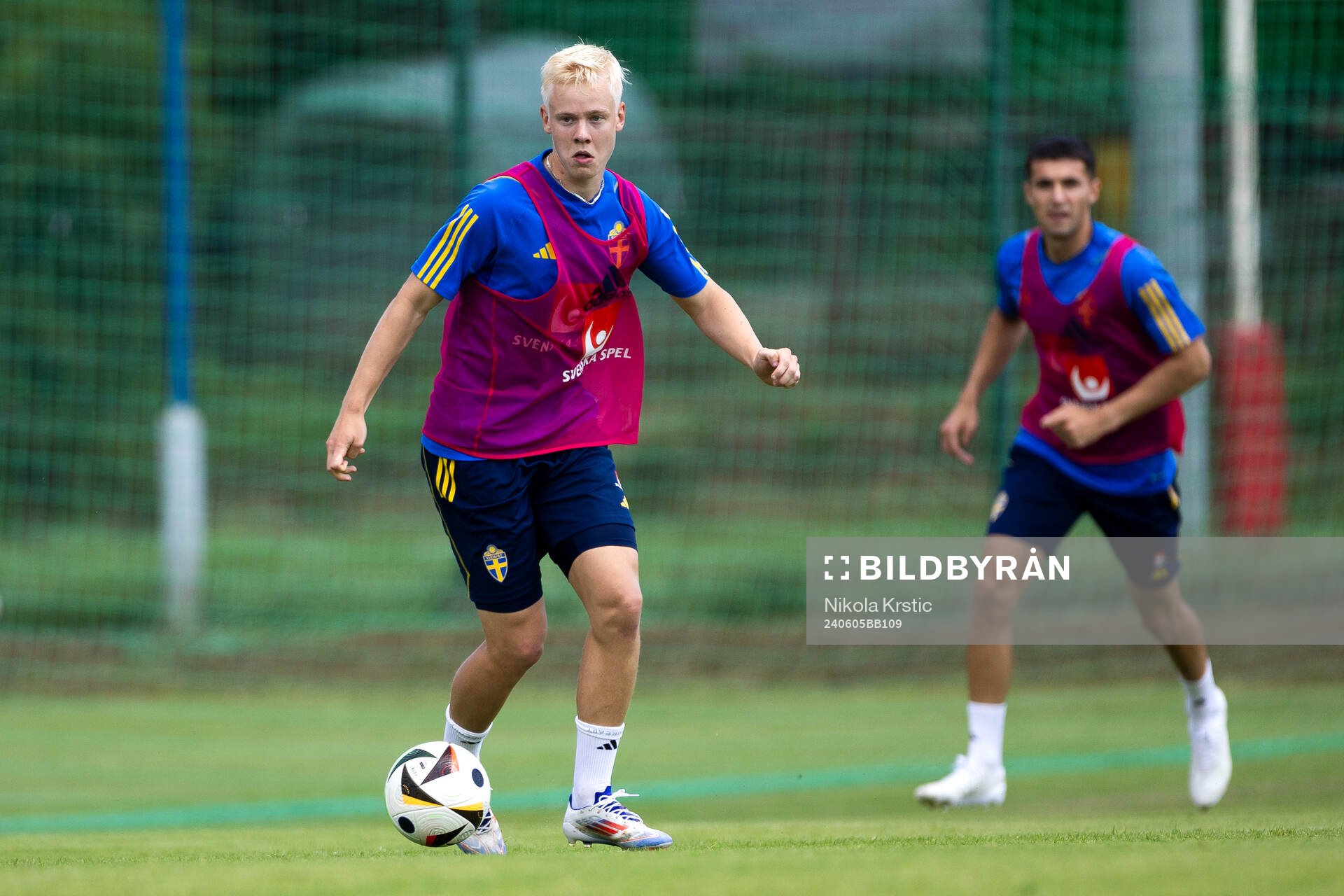 Otto Rosengren of the Swedish under-21 national football