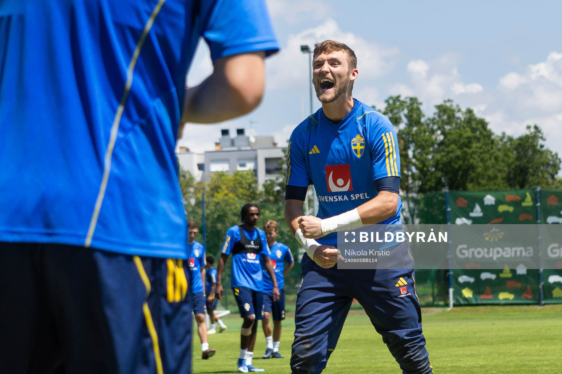 Noel Törnqvist of the Swedish under-21 national football