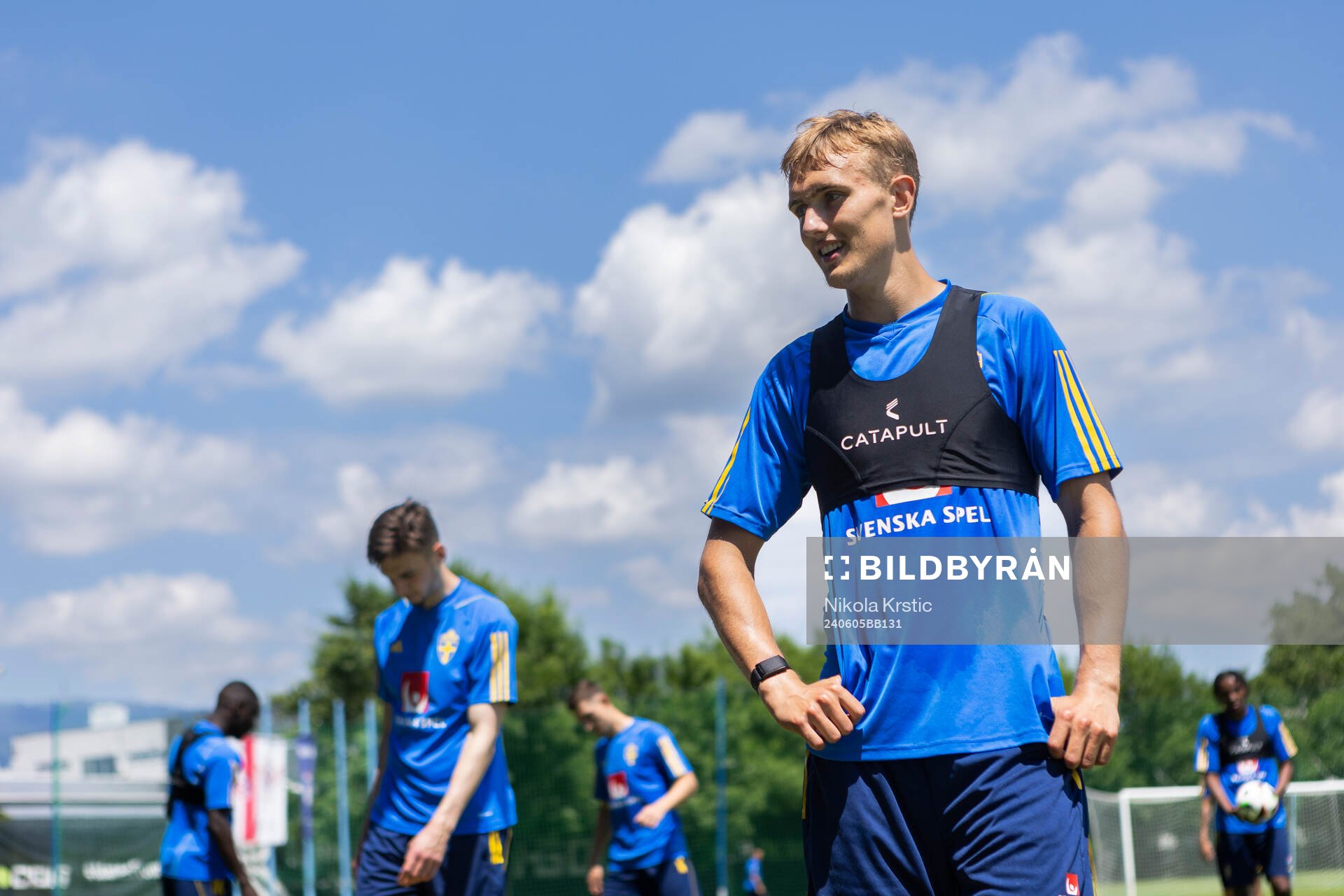 Jesper Tolinsson of the Swedish under-21 national football