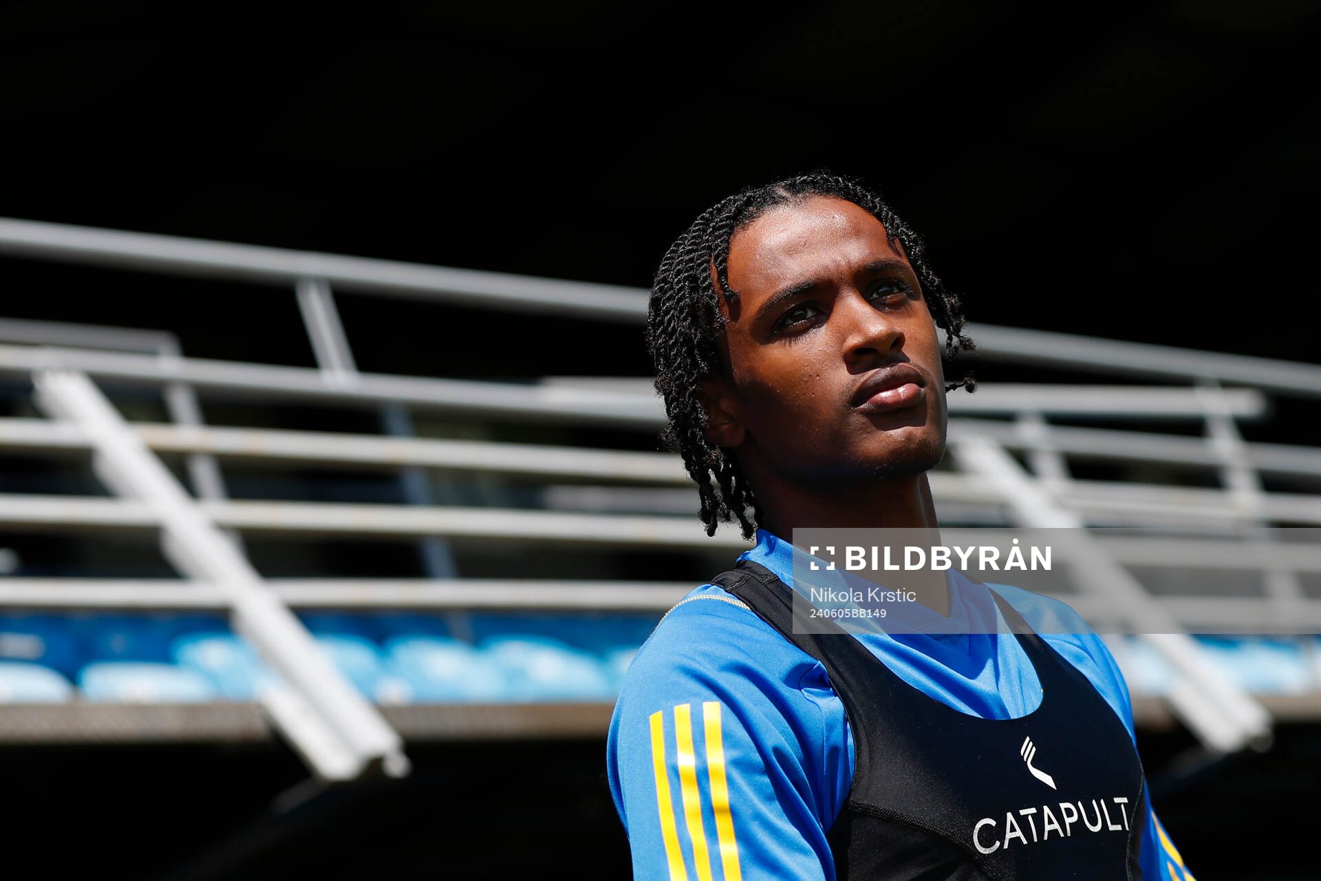 Amar Ahmed Fatah of the Swedish under-21 national football