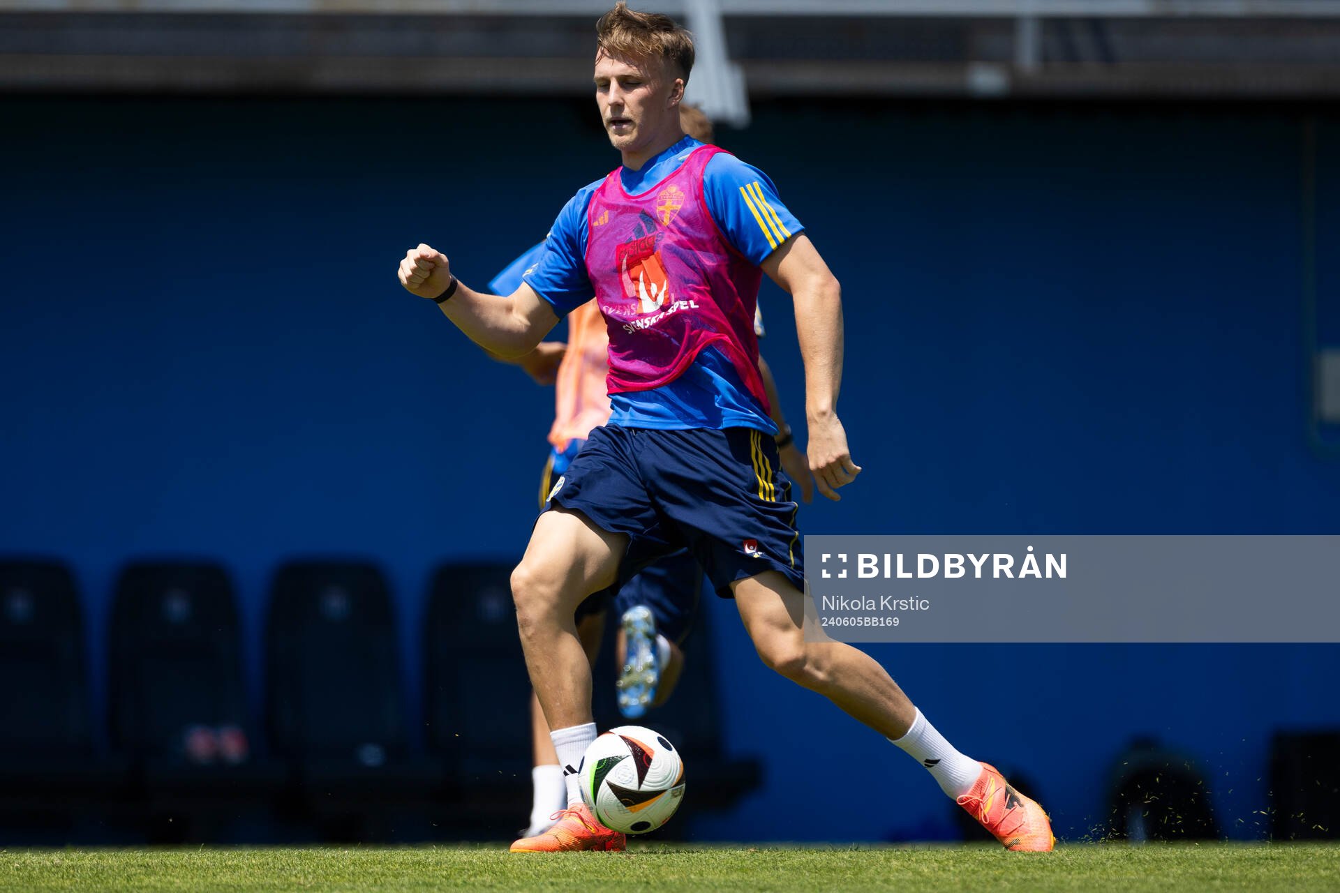 Casper Widell of the Swedish under-21 national football team