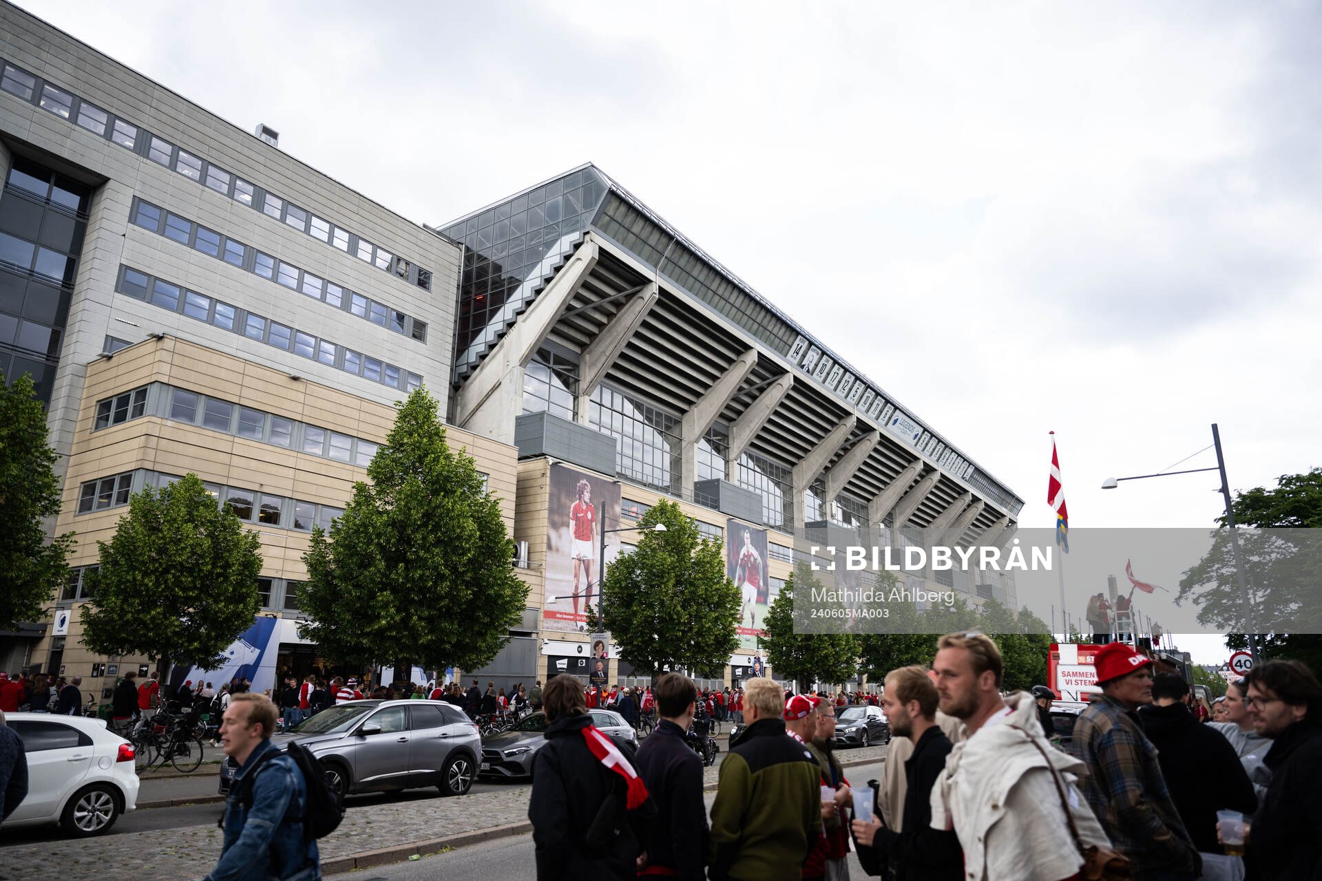 Exterior view of Parken Stadium