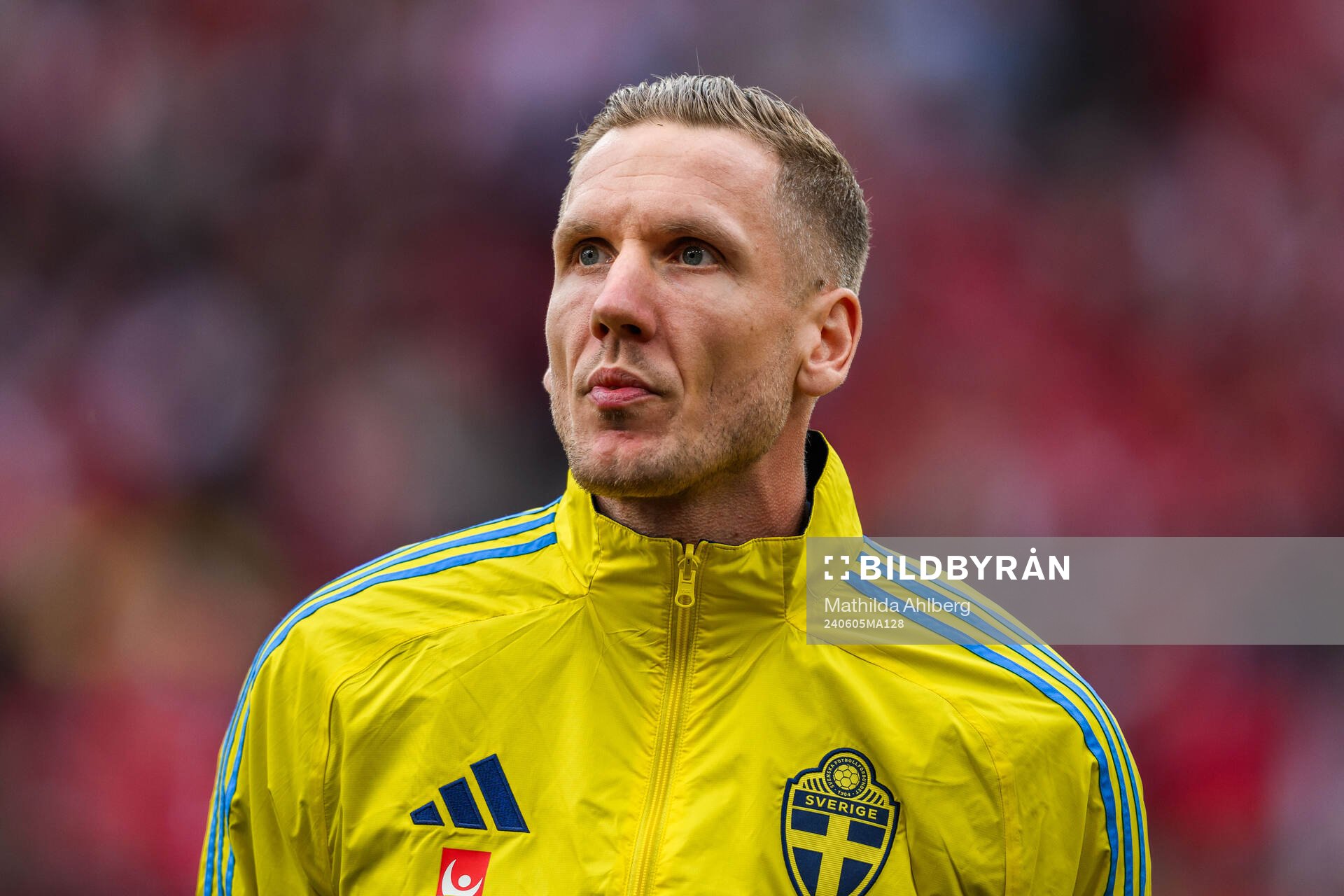 Goalkeeper Robin Olsen of Sweden