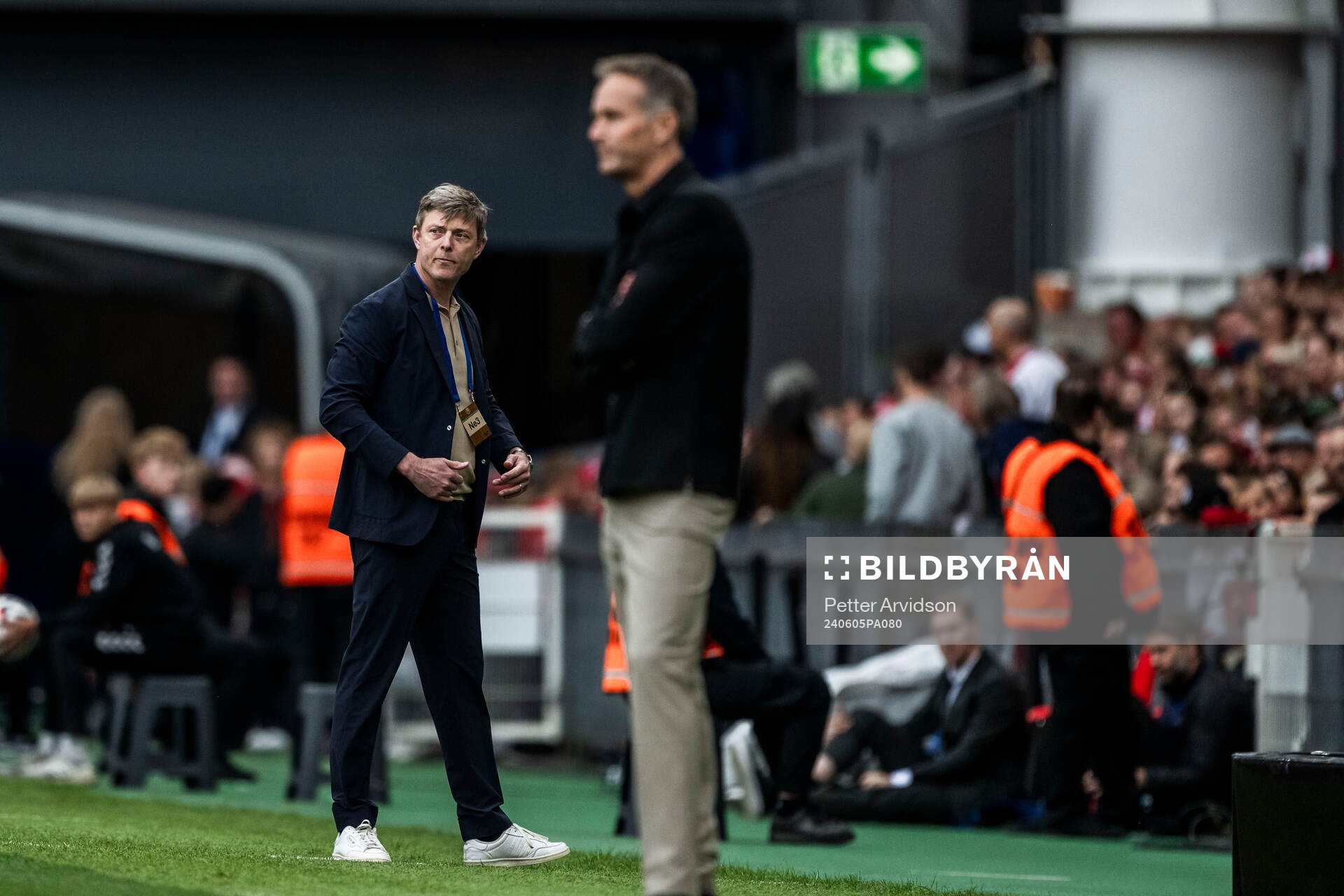 Head coach Jon Dahl Tomasson of Sweden