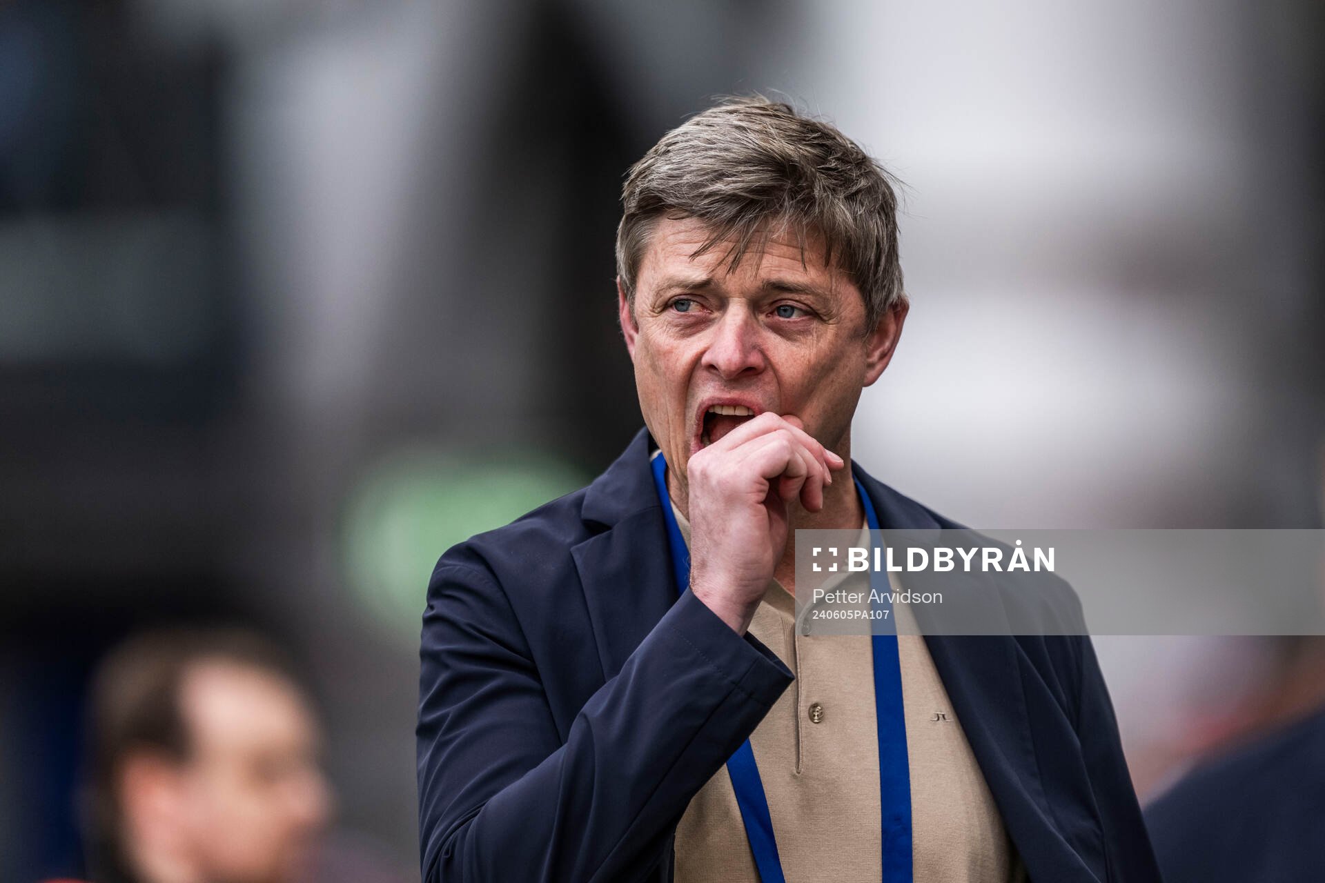 Head coach Jon Dahl Tomasson of Sweden