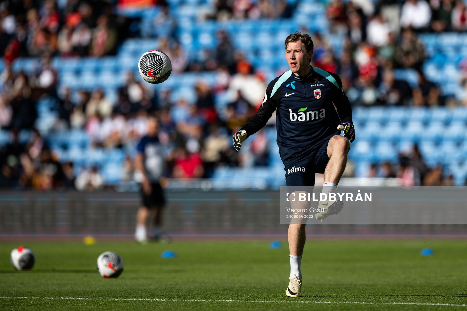 Goalkeeper Mathias Dyngeland of Norway