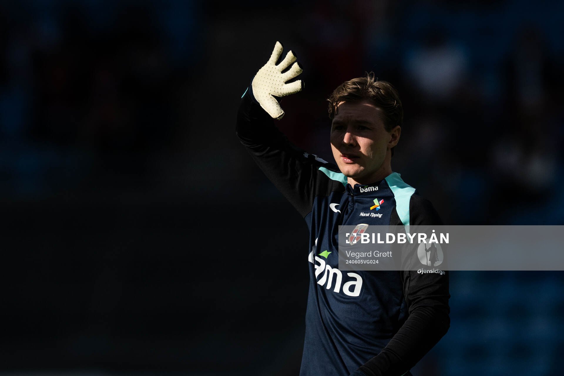 Goalkeeper Mathias Dyngeland of Norway