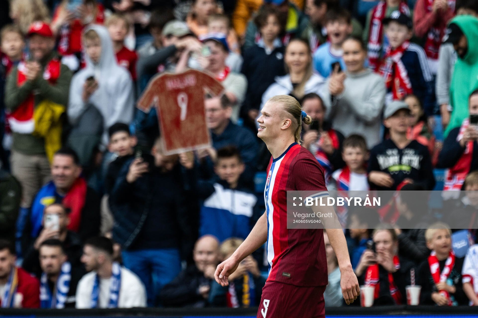 Erling Braut Haaland of Norway celebrates