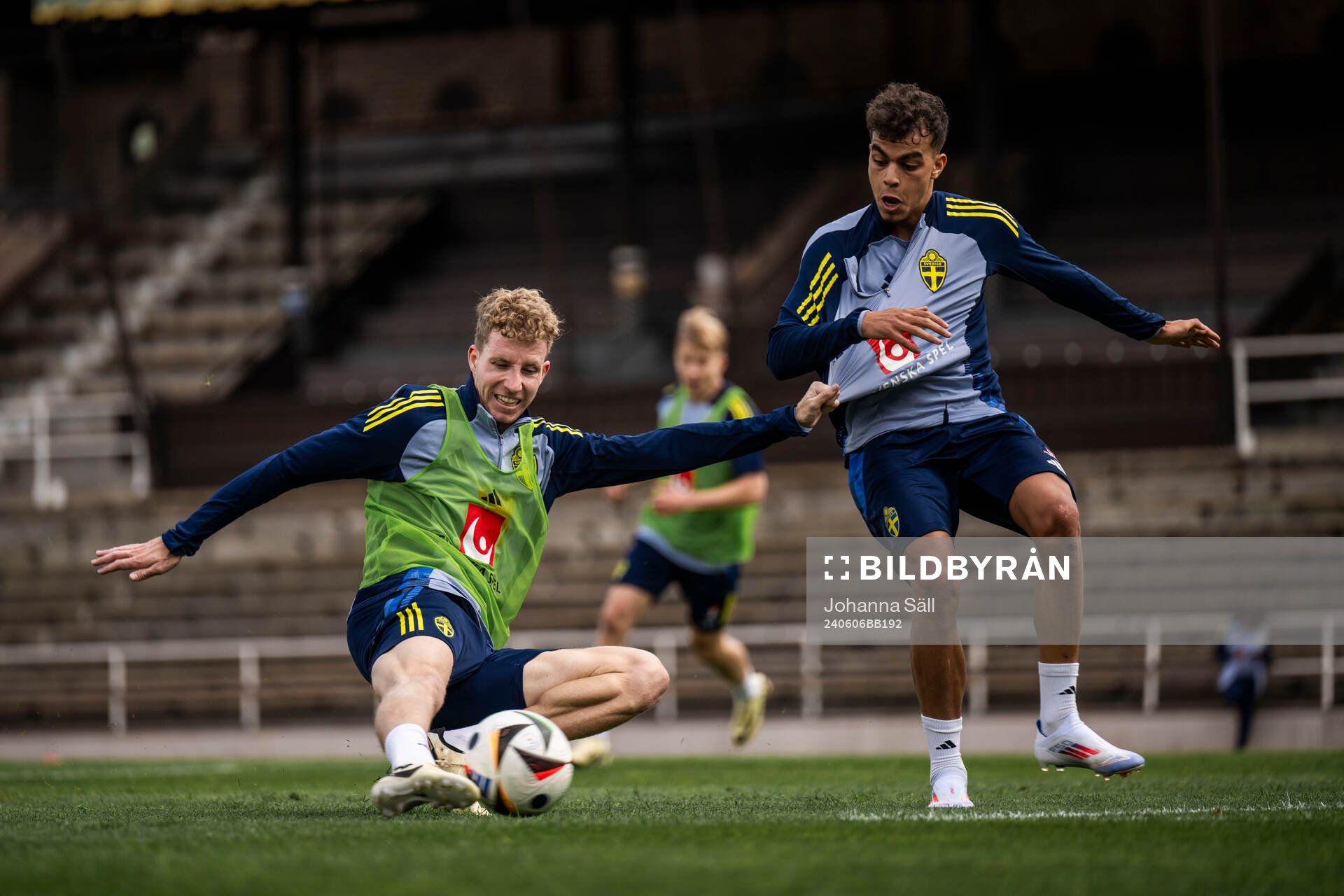 Samuel Gustafson and Yasin Ayari of the Swedish men's