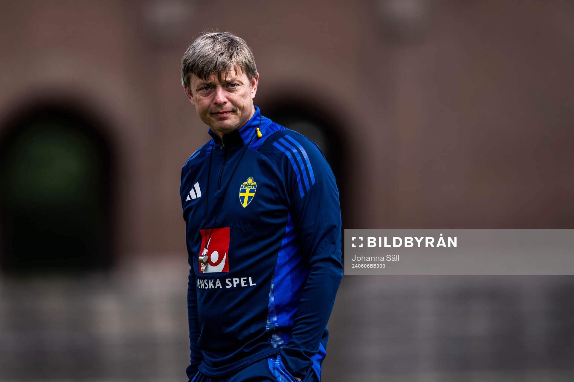Head coach Jon Dahl Tomasson of the Swedish men's national