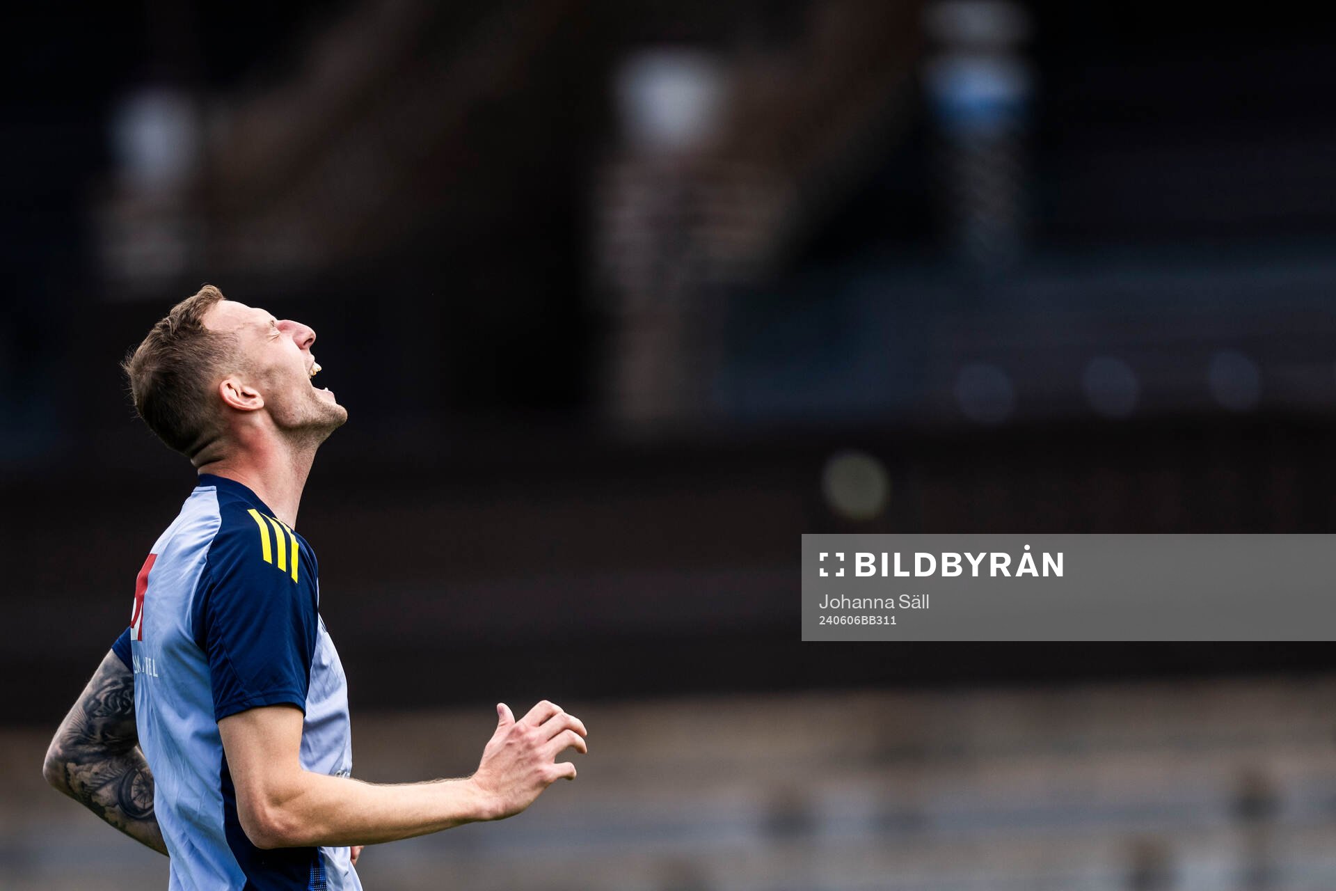 Gustaf Nilsson of the Swedish men's national football team