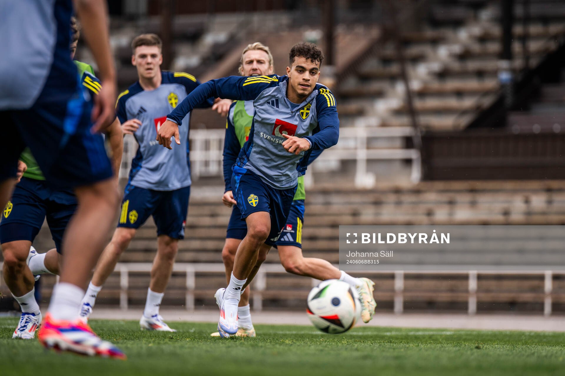 Yasin Ayari of the Swedish men's national football team