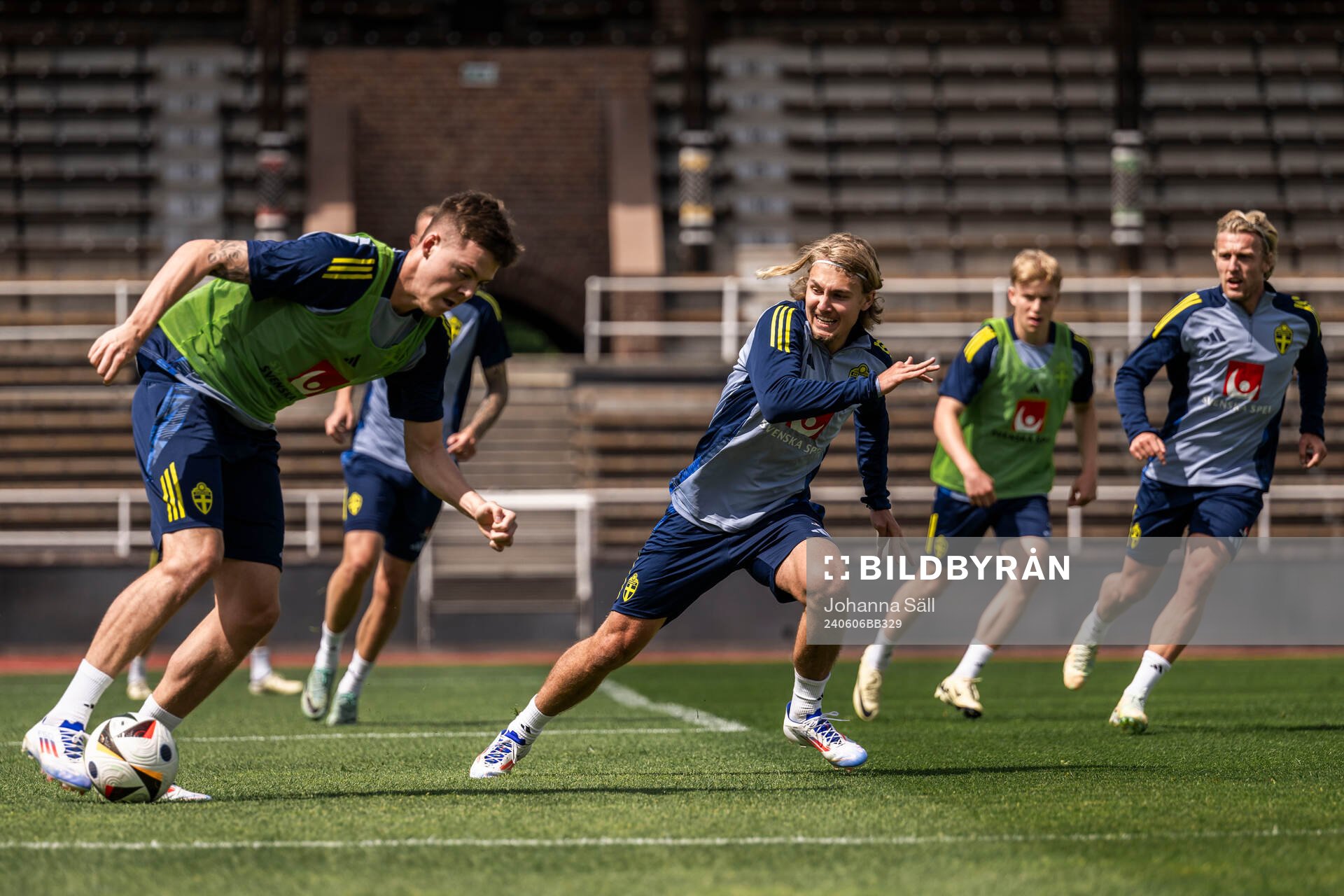 Emil Holm and Sebastian Nanasi of the Swedish men's