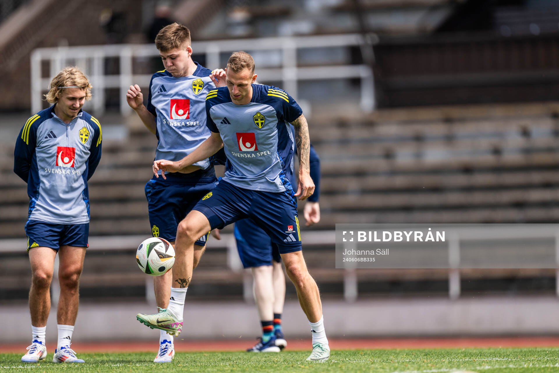 Sebastian Nanasi, Emil Holm and Gustaf Nilsson of the