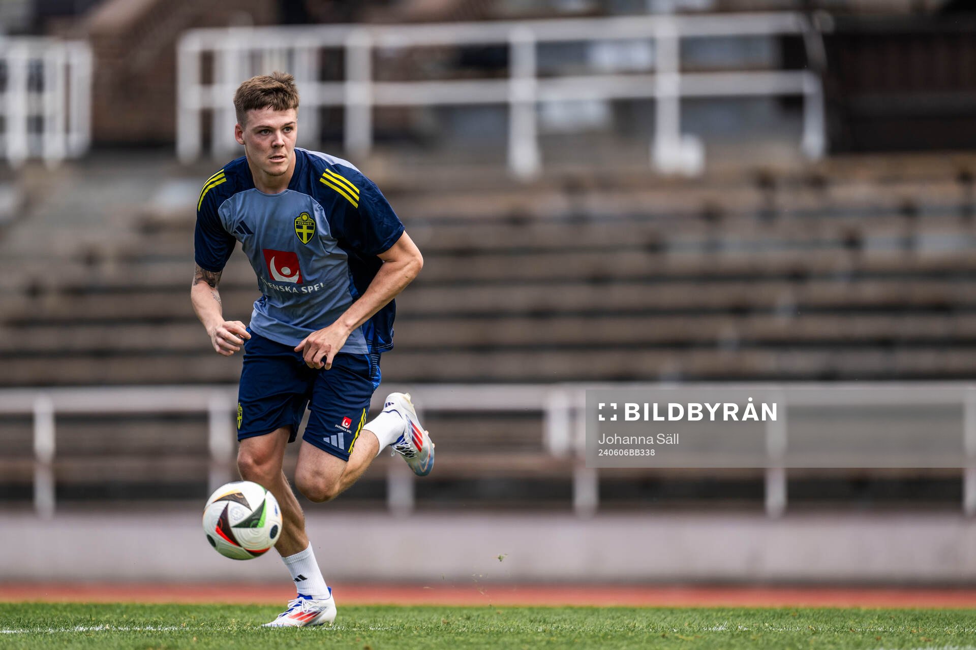 Emil Holm of the Swedish men's national football team