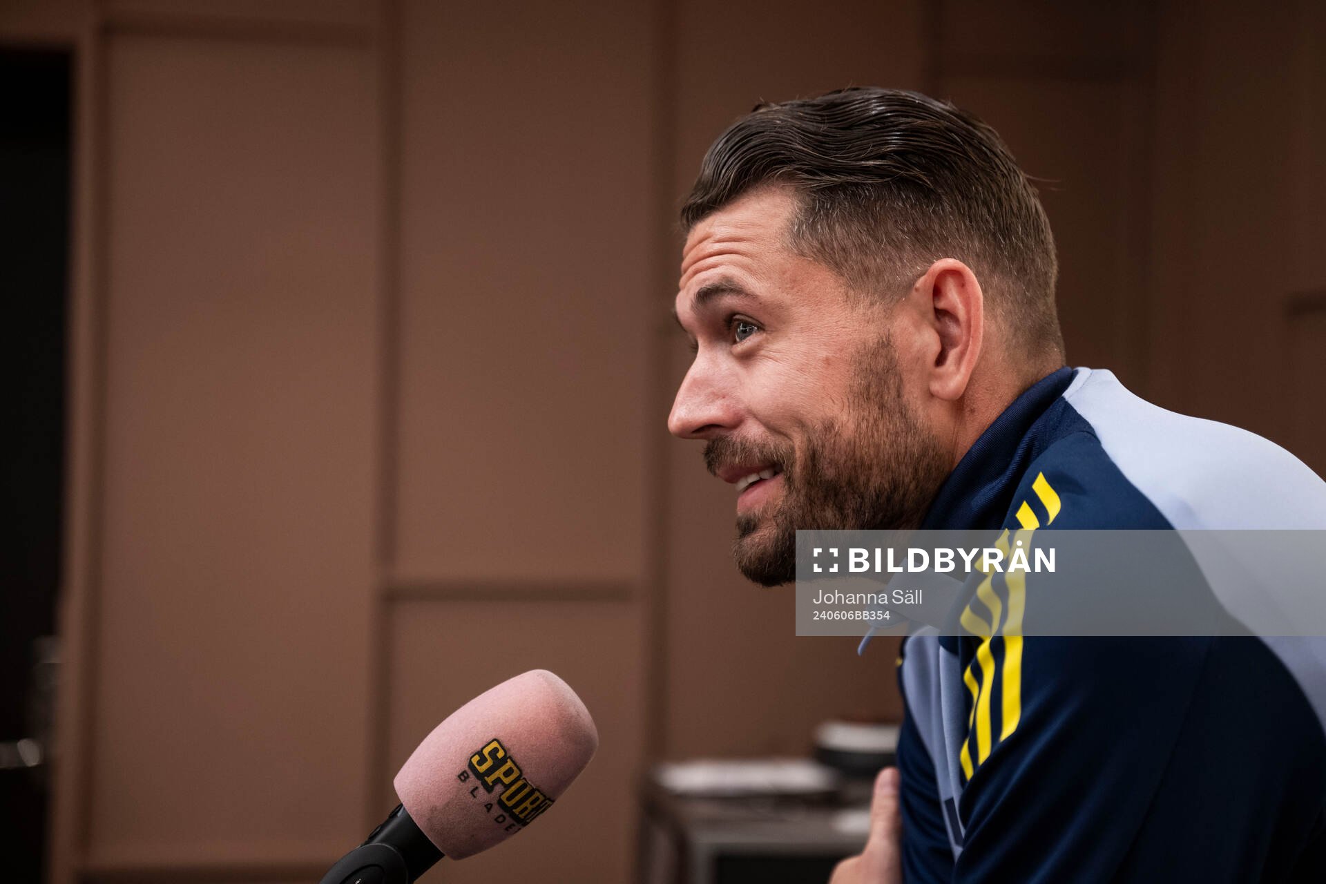 goalkeeper Kristoffer Nordfeldt of the Swedish national