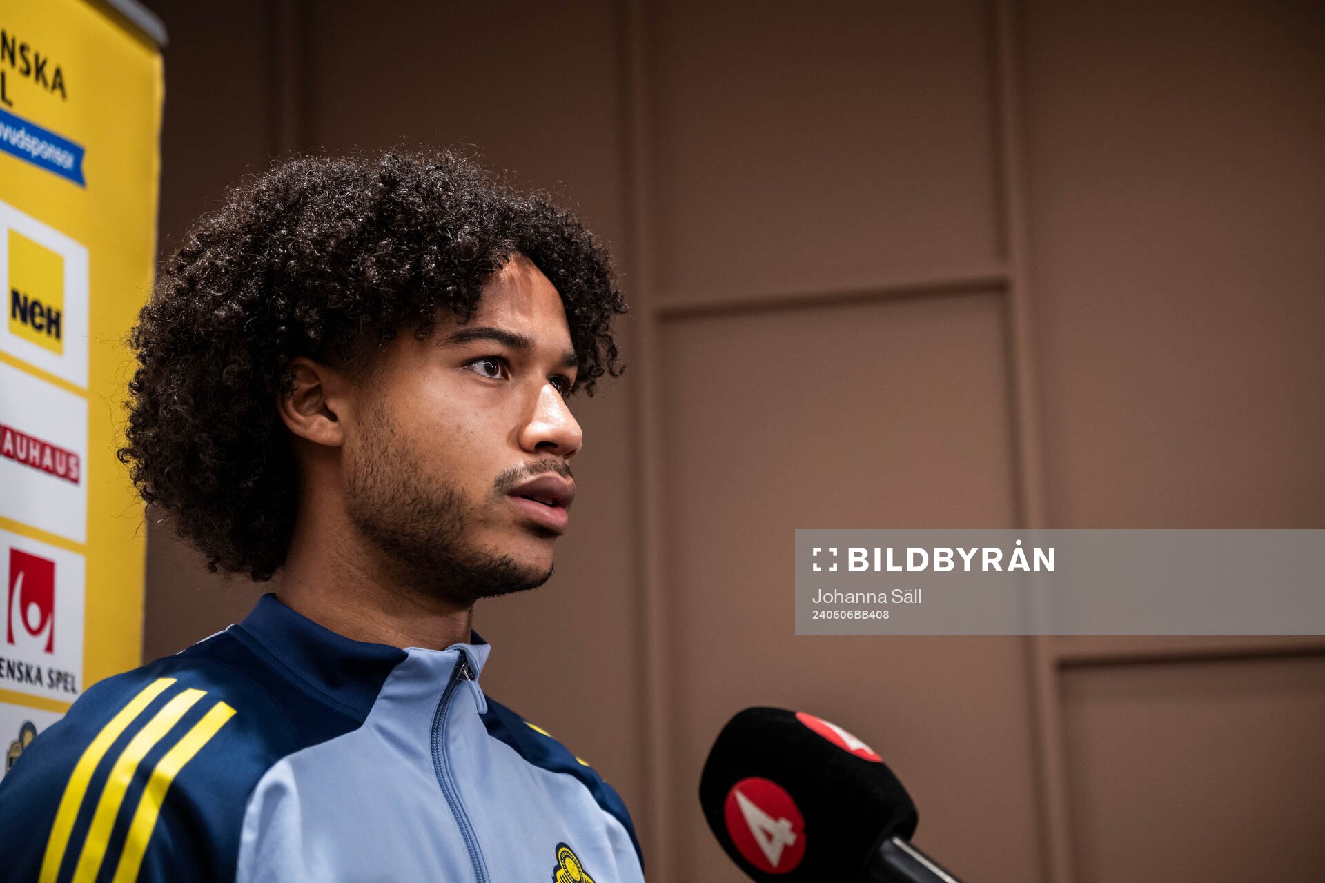 Jens-Lys Michel Cajuste of the Swedish national football