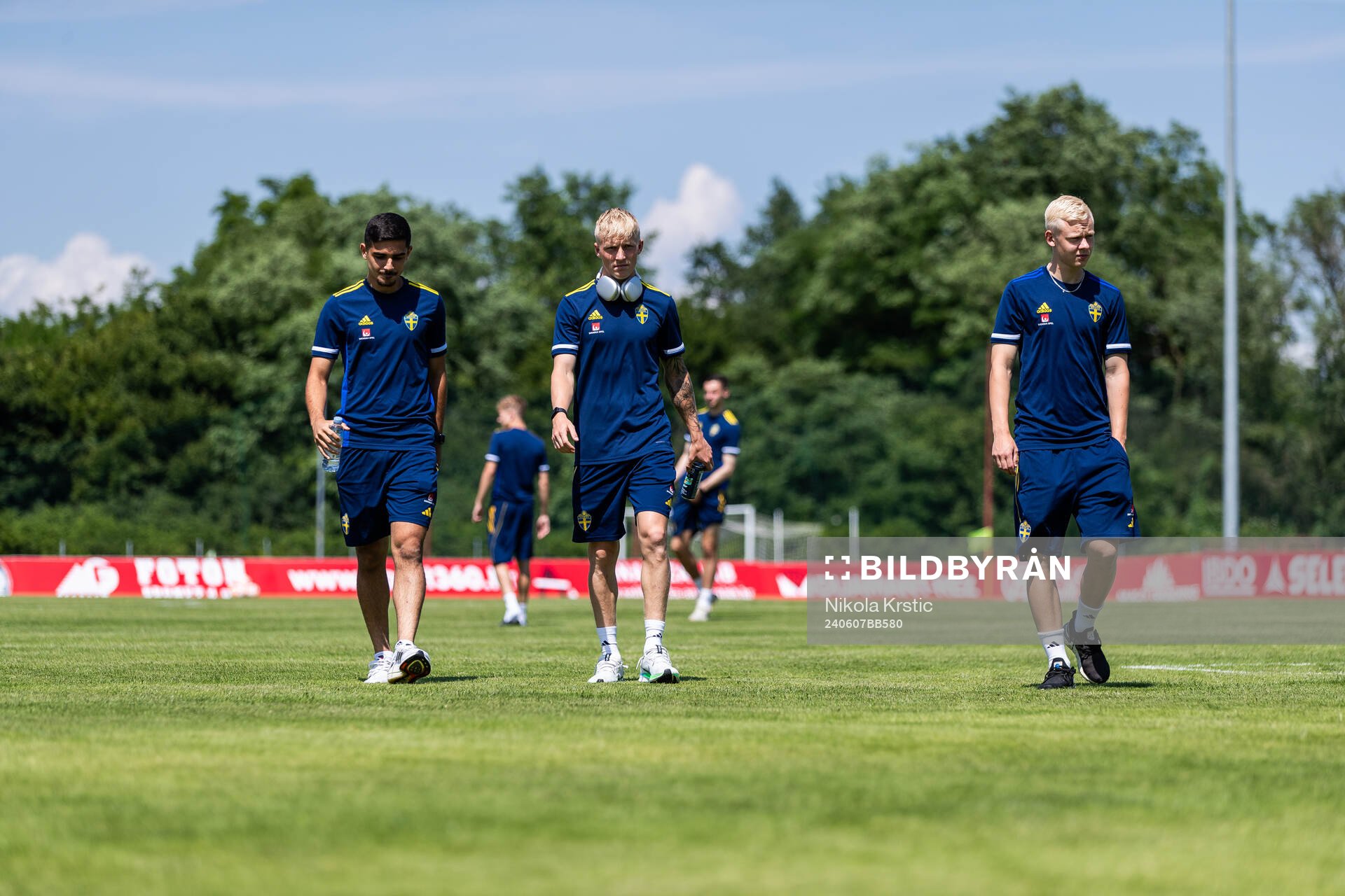 Aimar Sher, Melker Widell and Otto Rosengren of Sweden