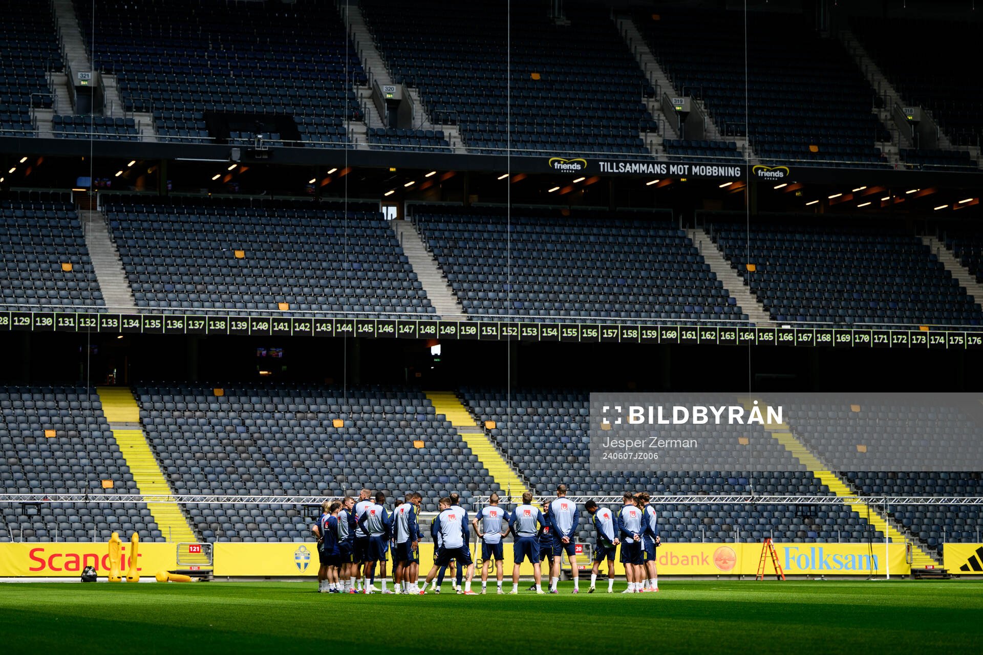 Players of the Swedish men's national football team at a