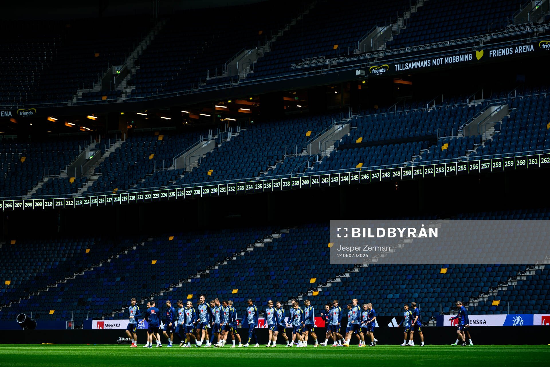 Players of the Swedish men's national football team at a
