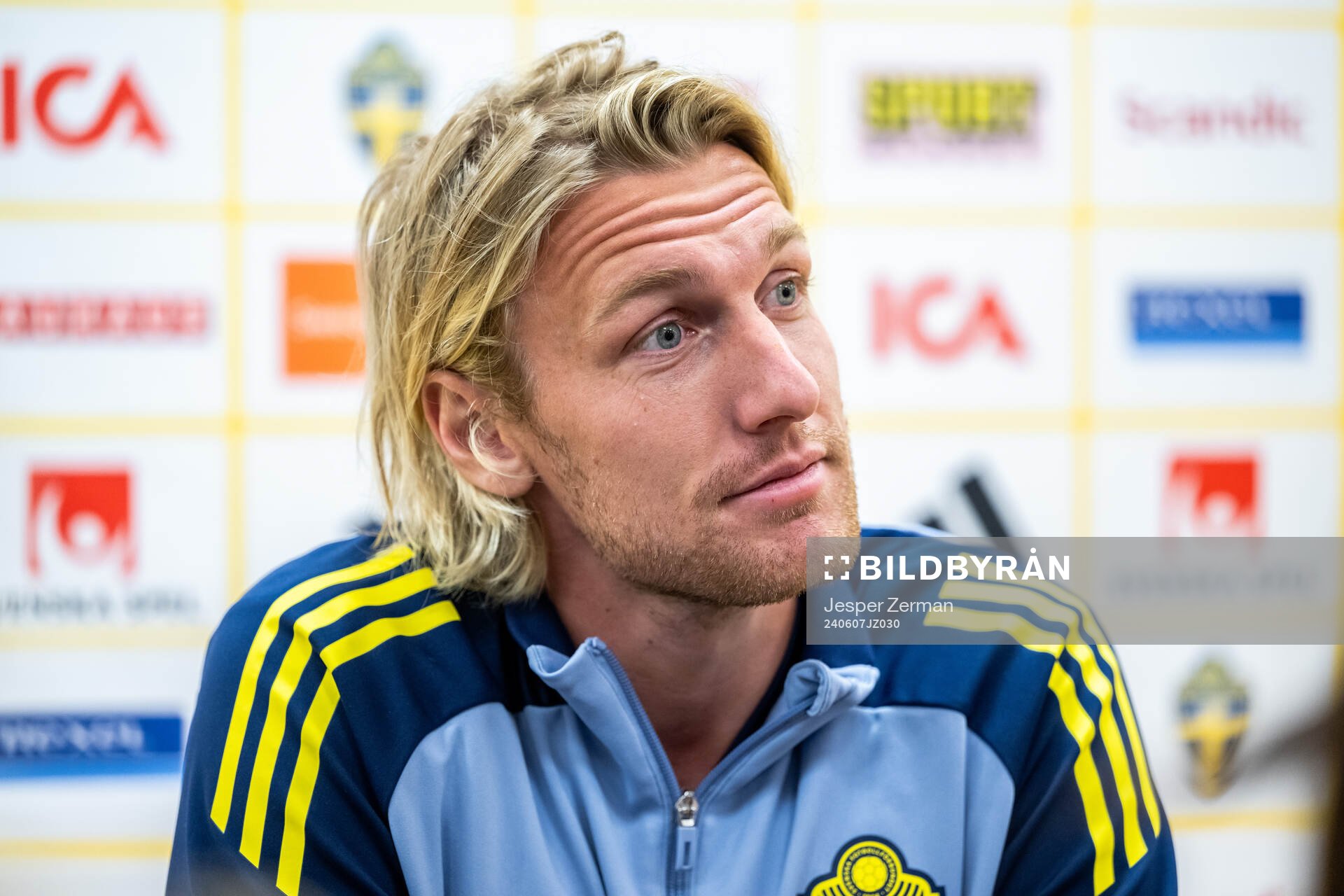 Emil Forsberg of the Swedish men's national football team