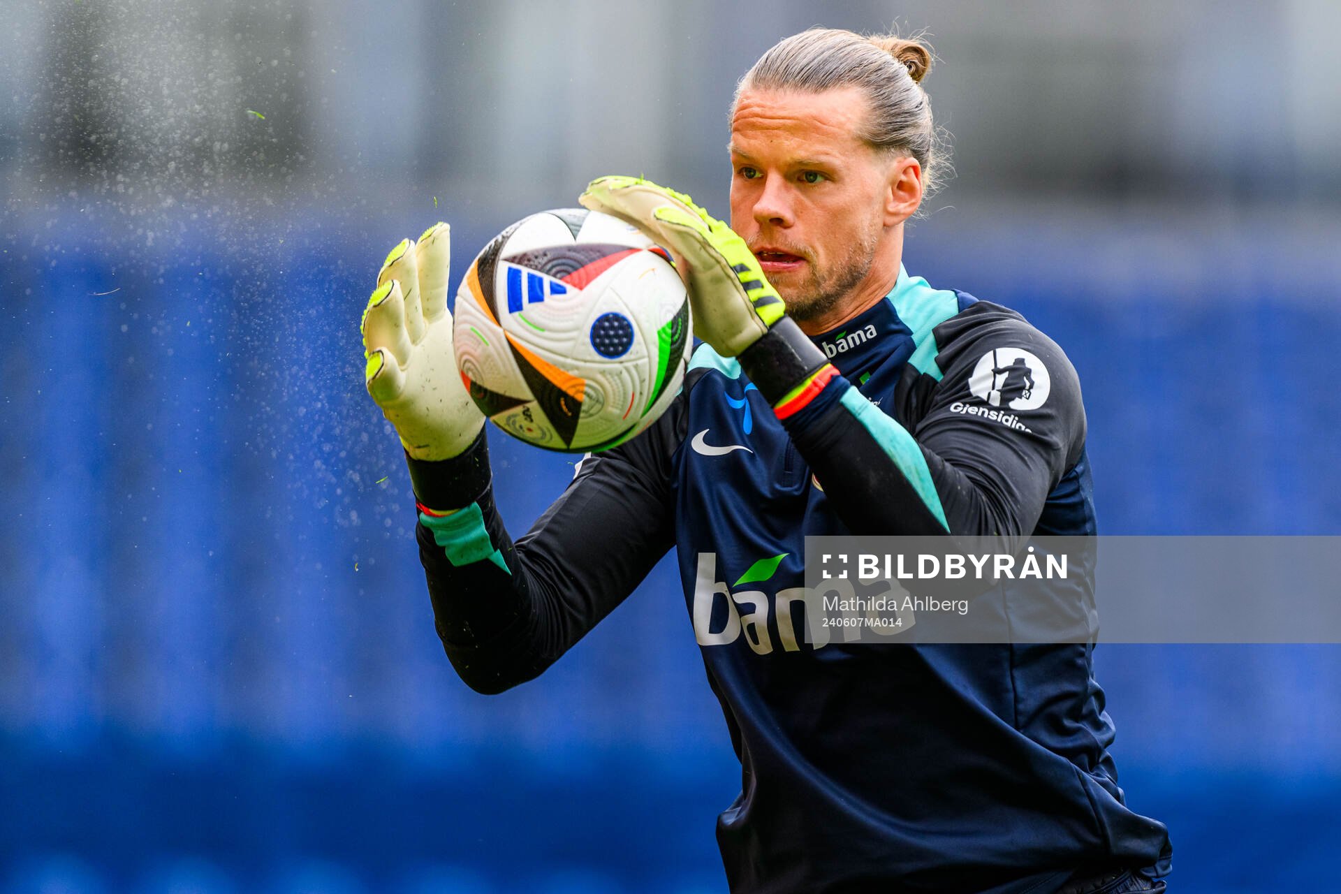 Goalkeeper Ørjan Håskjold Nyland of Norway of the
