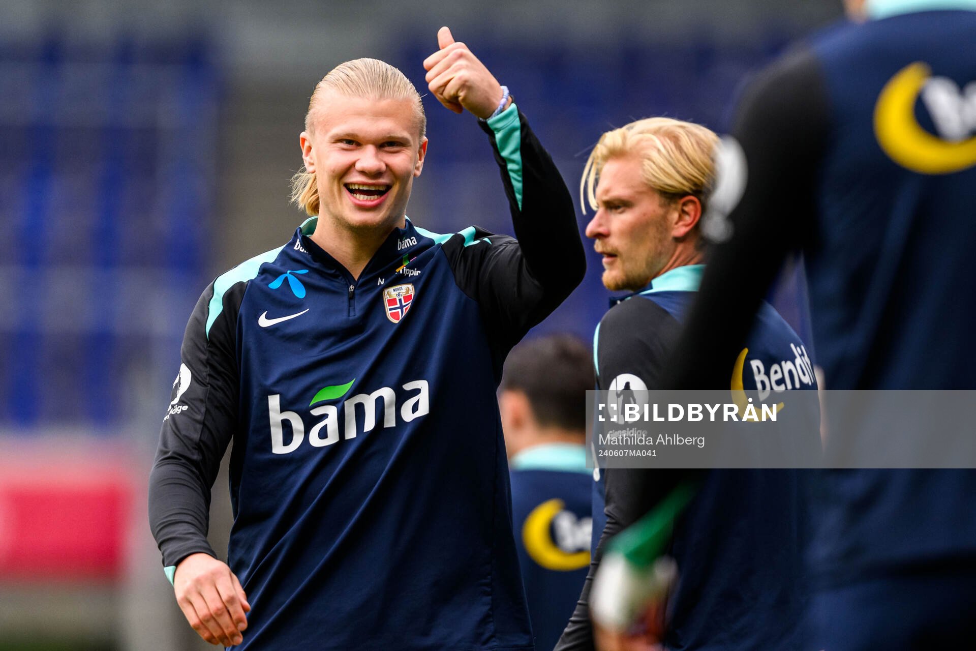 Erling Braut Haaland of the Norwegian national football team