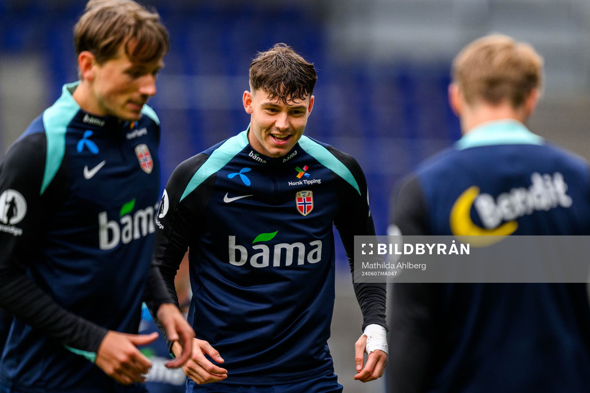 Jørgen Strand Larsen of the Norwegian national football