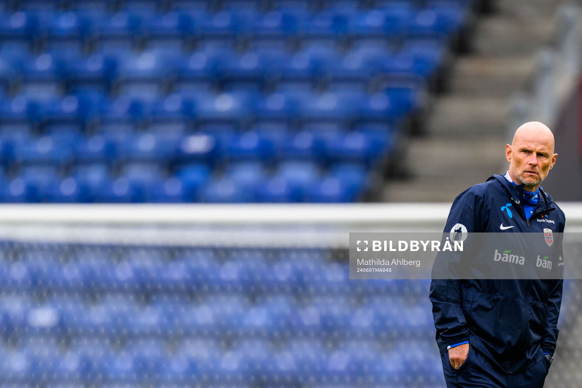 Head coach Ståle Solbakken of the Norwegian national