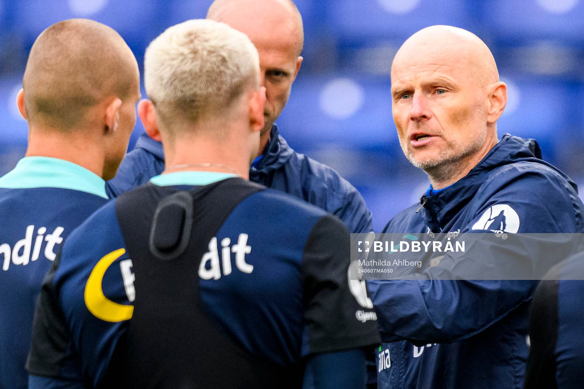 Head coach Ståle Solbakken of the Norwegian national