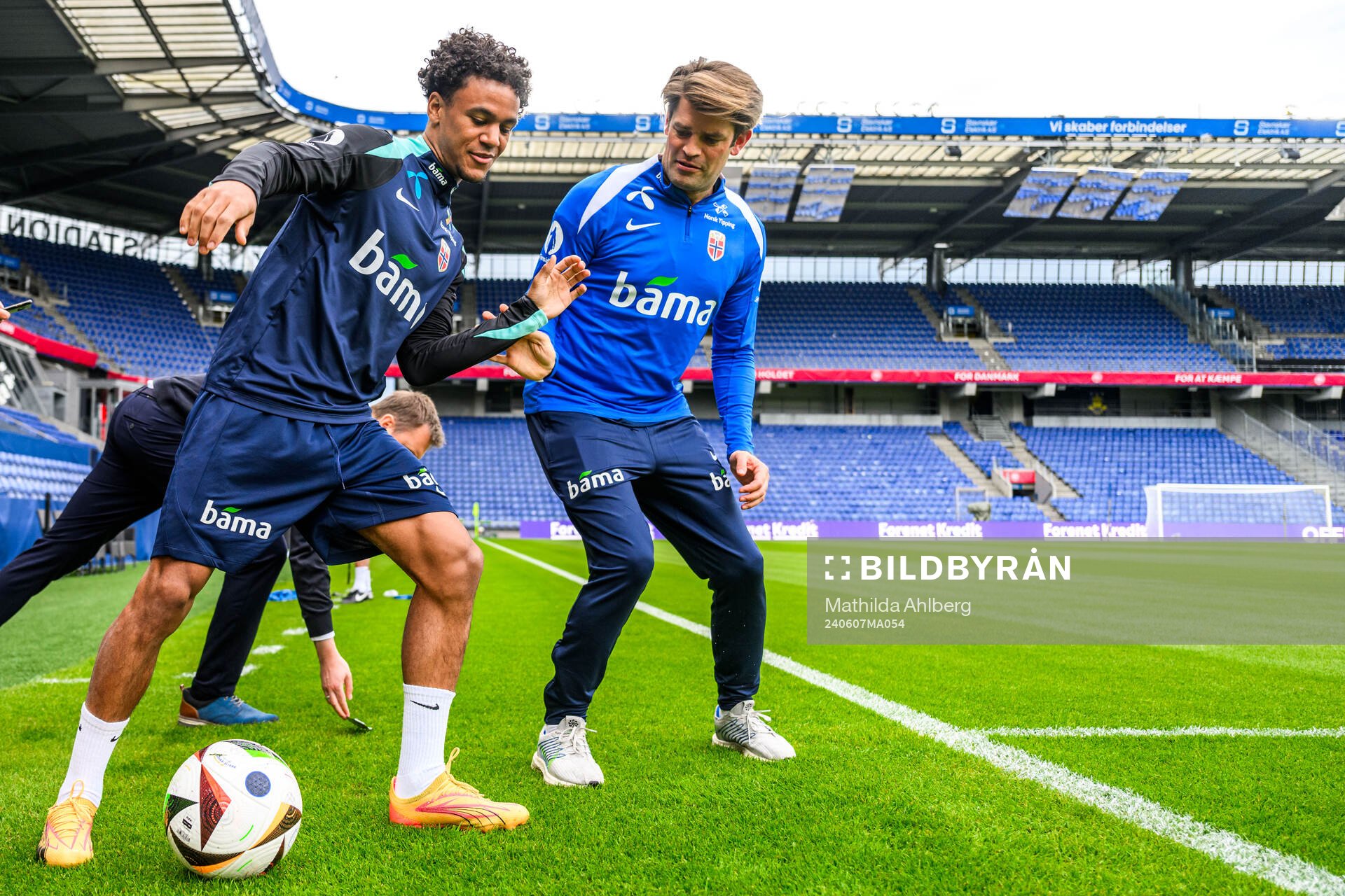Oscar Bobb of the Norwegian national football team