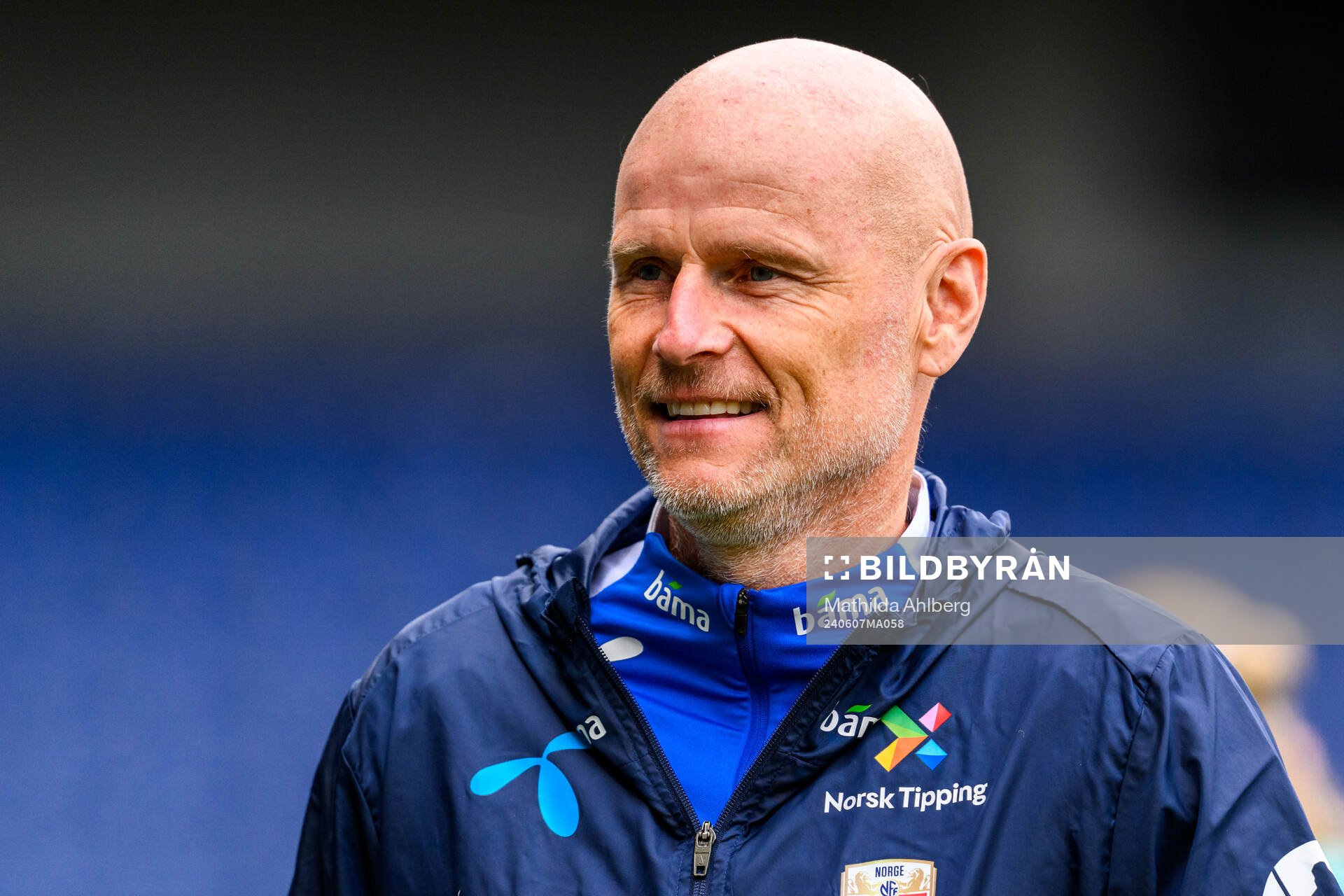 Head coach Ståle Solbakken of the Norwegian national