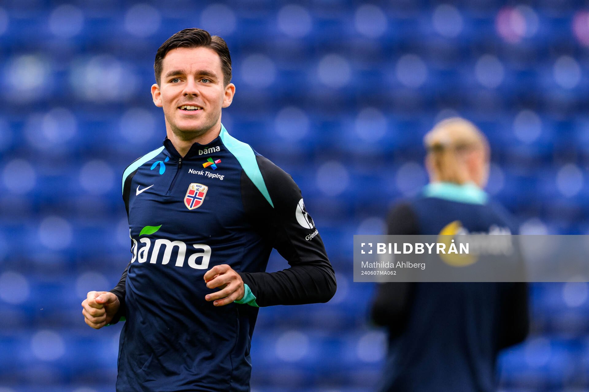 Hugo Vetlesen of the Norwegian national football team