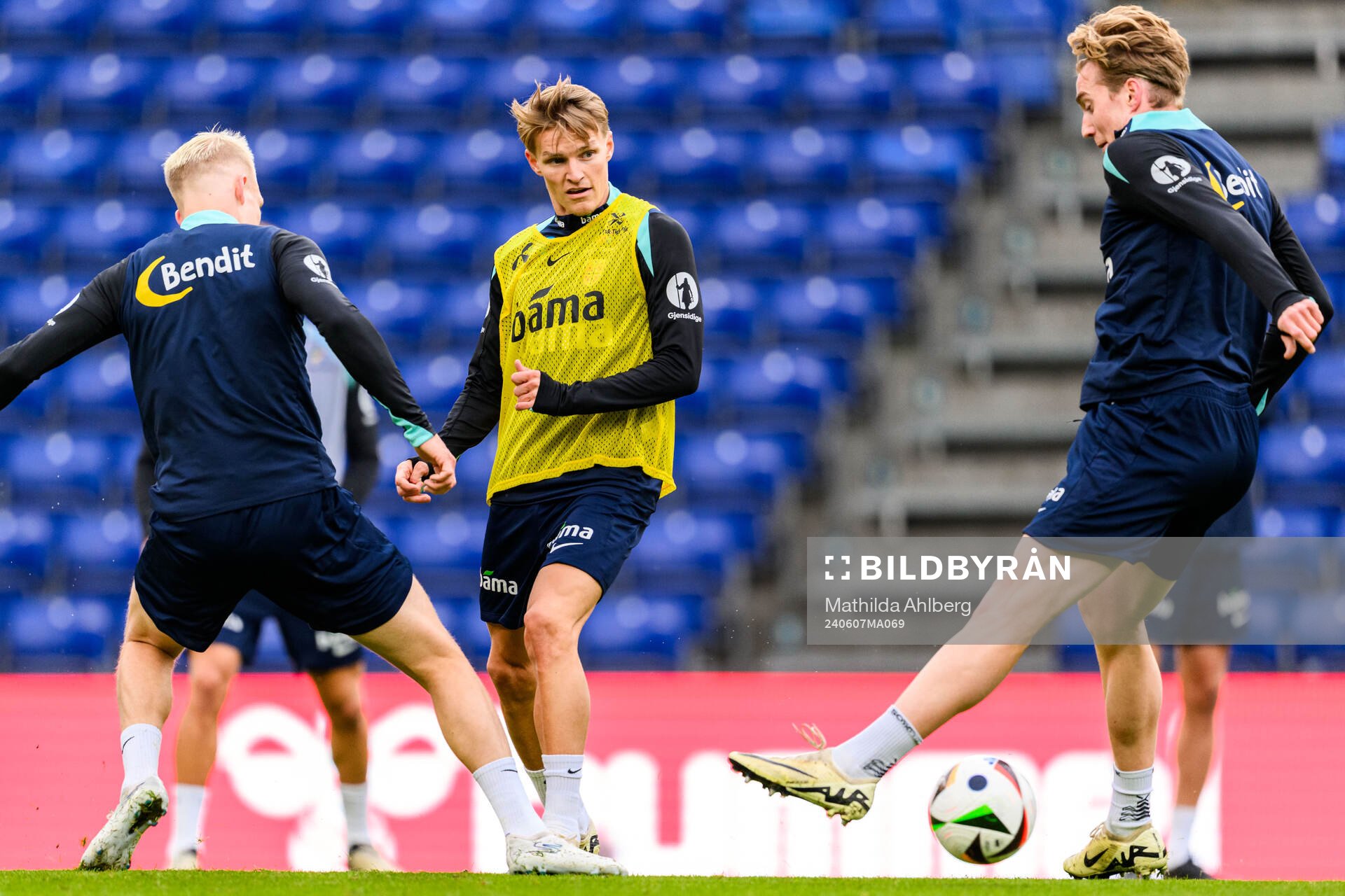 Martin Ødegaard of the Norwegian national football team