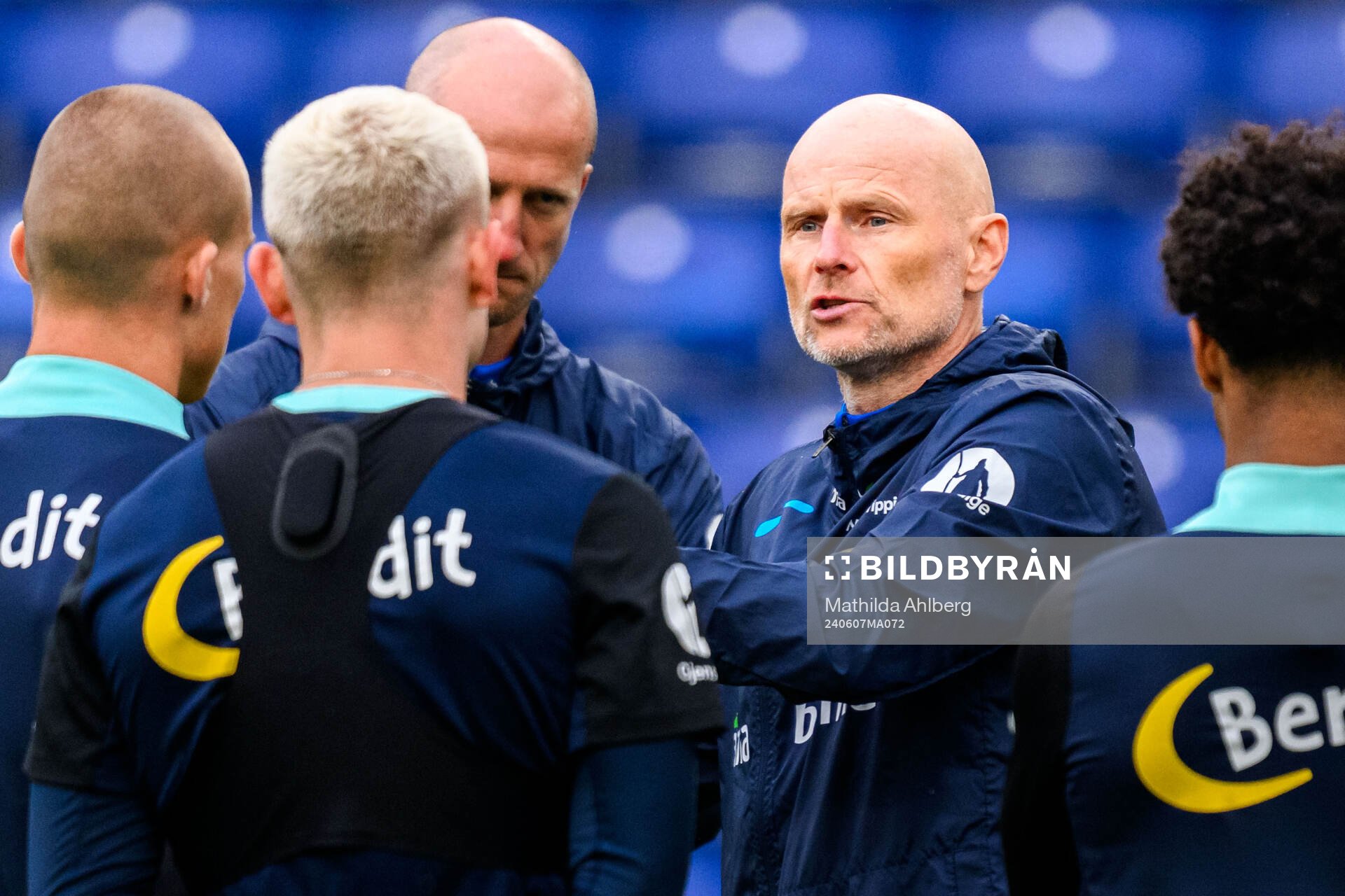 Head coach Ståle Solbakken of the Norwegian national