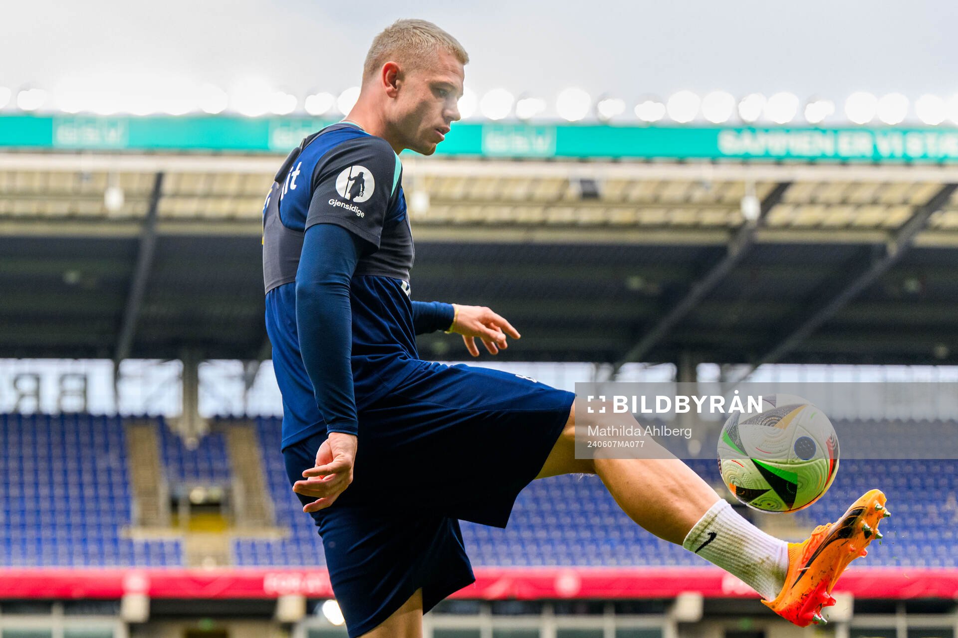 Julian Ryerson of the Norwegian national football team