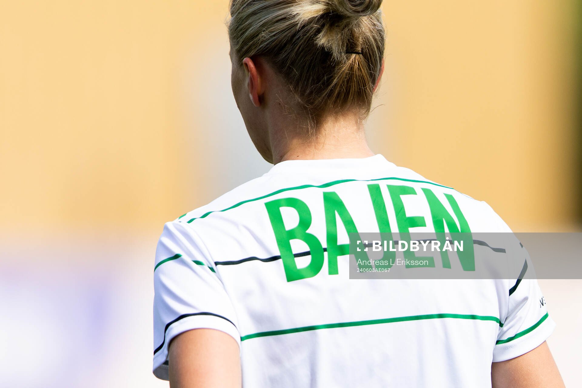En tröja med texten BAJEN på
