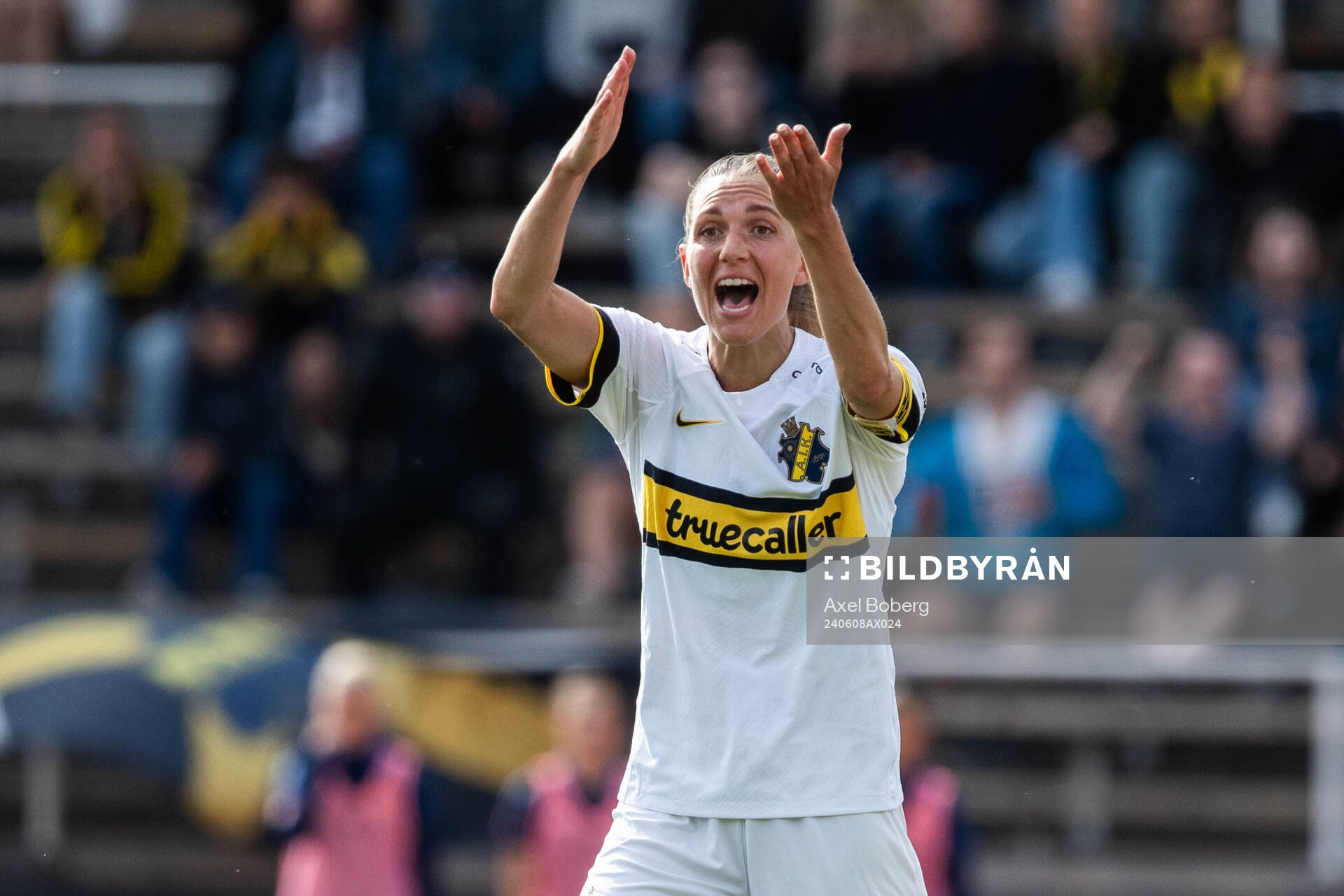 AIKs Jennie Nordin reagerar